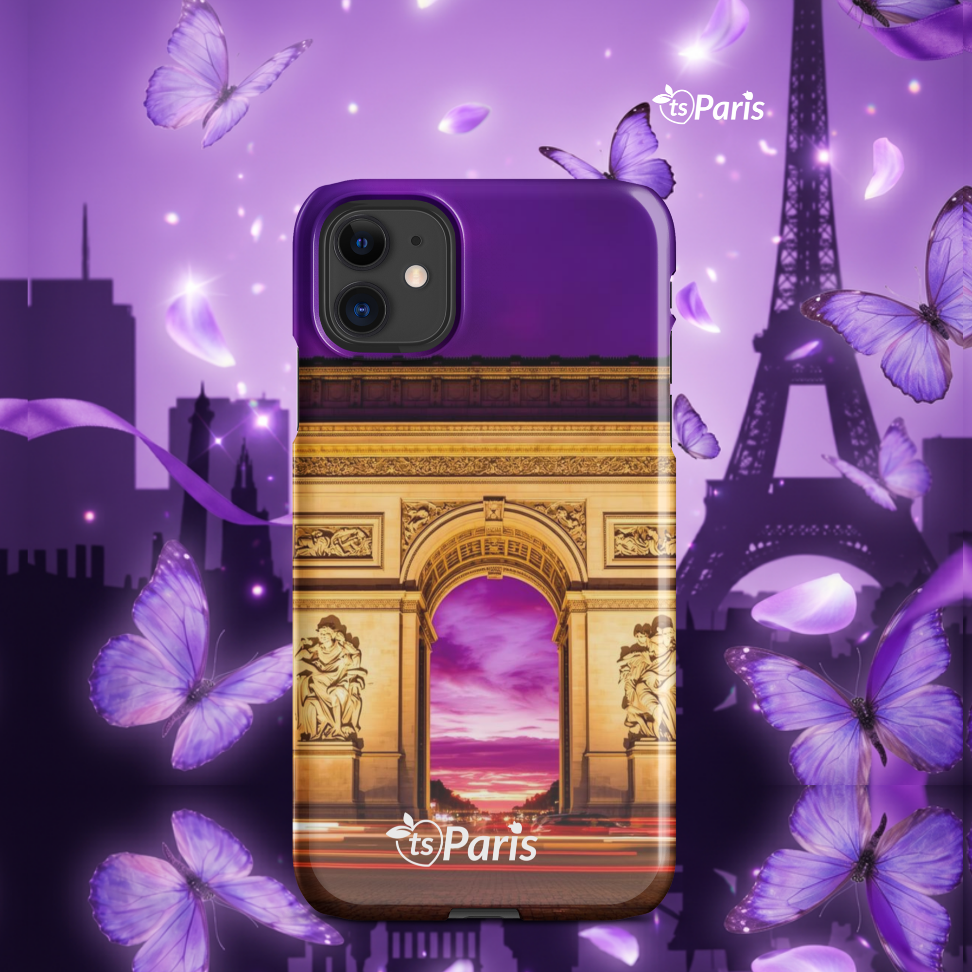 tsgabrielle® • París - Arco del Triunfo • Estuche Snap Compatible con iPhone® • Modelos Más Recientes - View 3