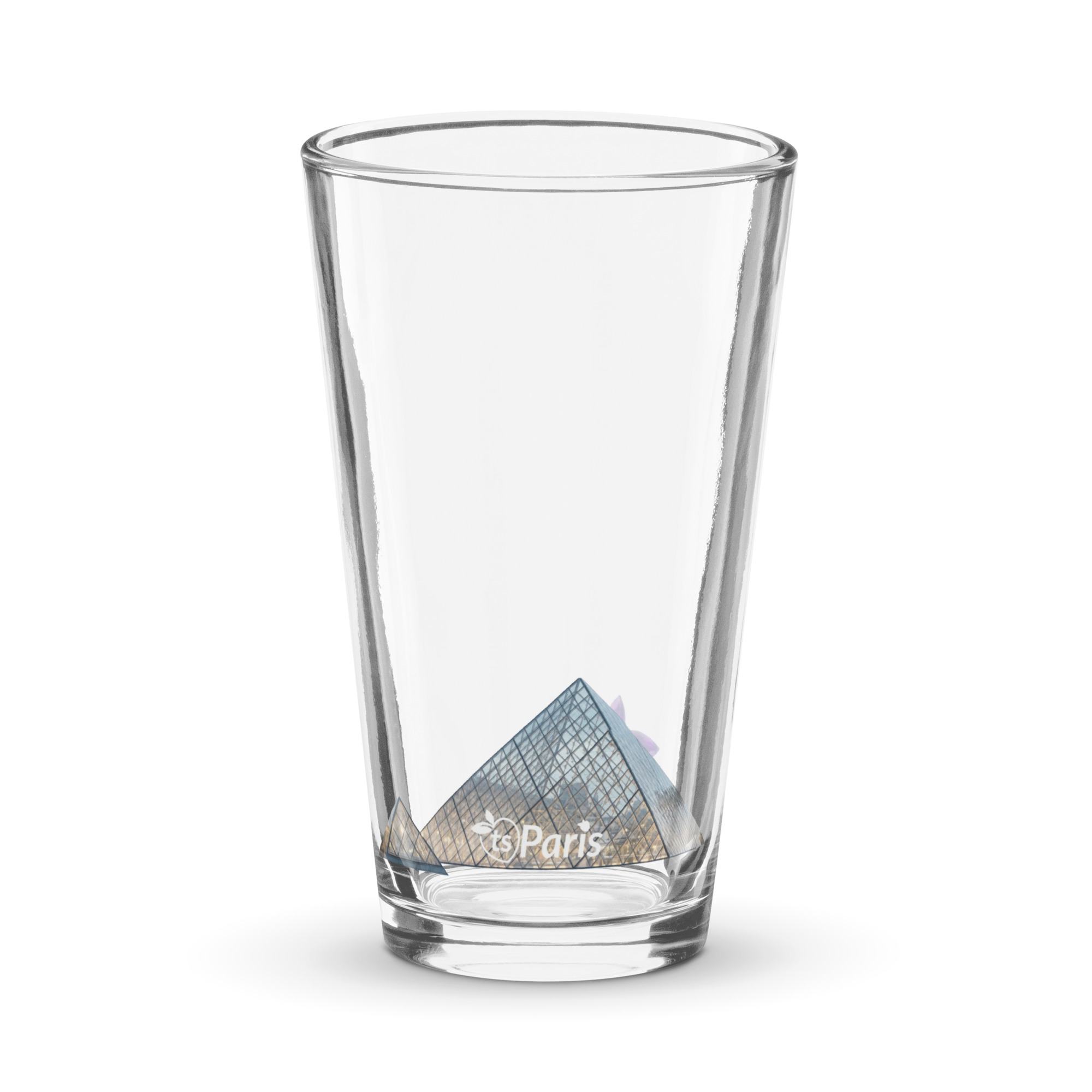 tsgabrielle® • París - La Pirámide del Louvre • Vaso Tipo Shaker • 16 oz