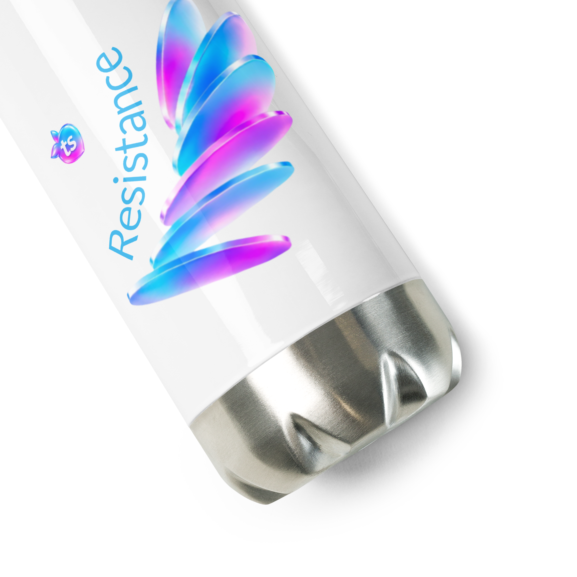 tsgabrielle® • Pride 26 • Botella de Agua • Blanca • Acero Inoxidable • 17 oz - View 4