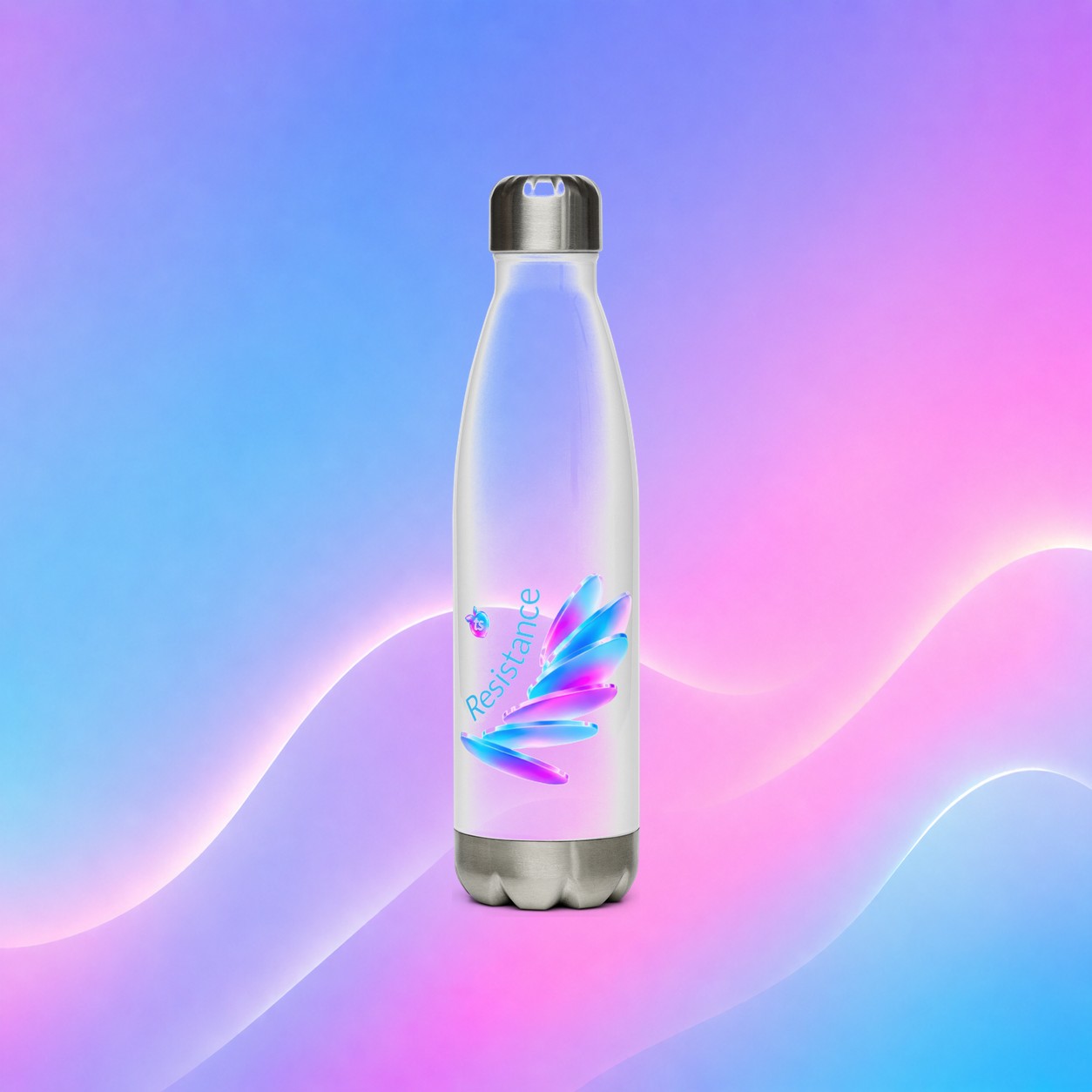 tsgabrielle® • Pride 26 • Botella de Agua • Blanca • Acero Inoxidable • 17 oz