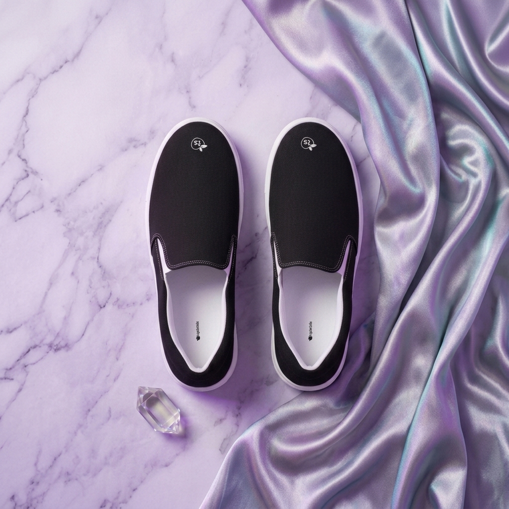 tsgabrielle® • Para Él • Zapatos tipo Slip-On de Lona • Negro - View 4