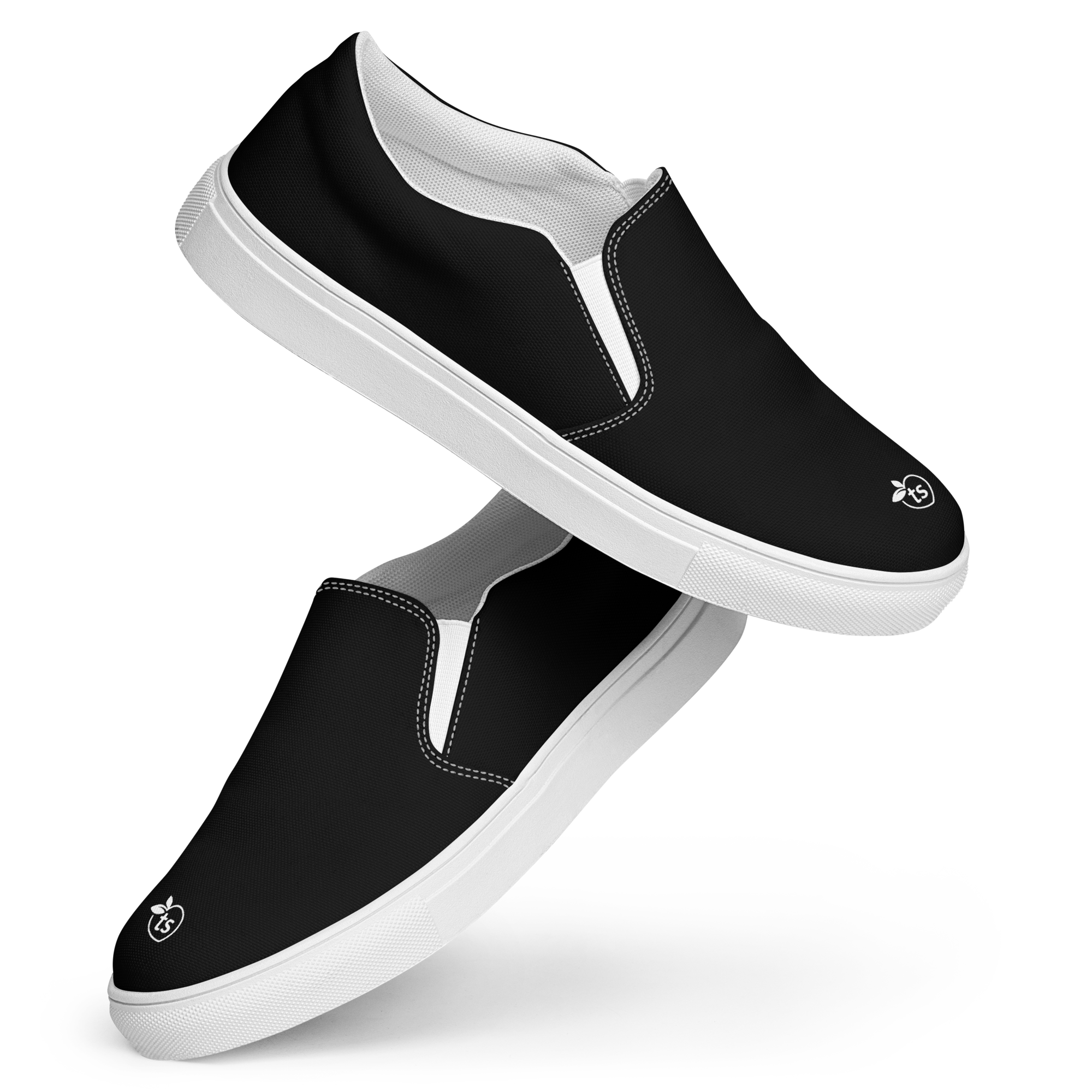 tsgabrielle® • Para Él • Zapatos tipo Slip-On de Lona • Negro - View 8