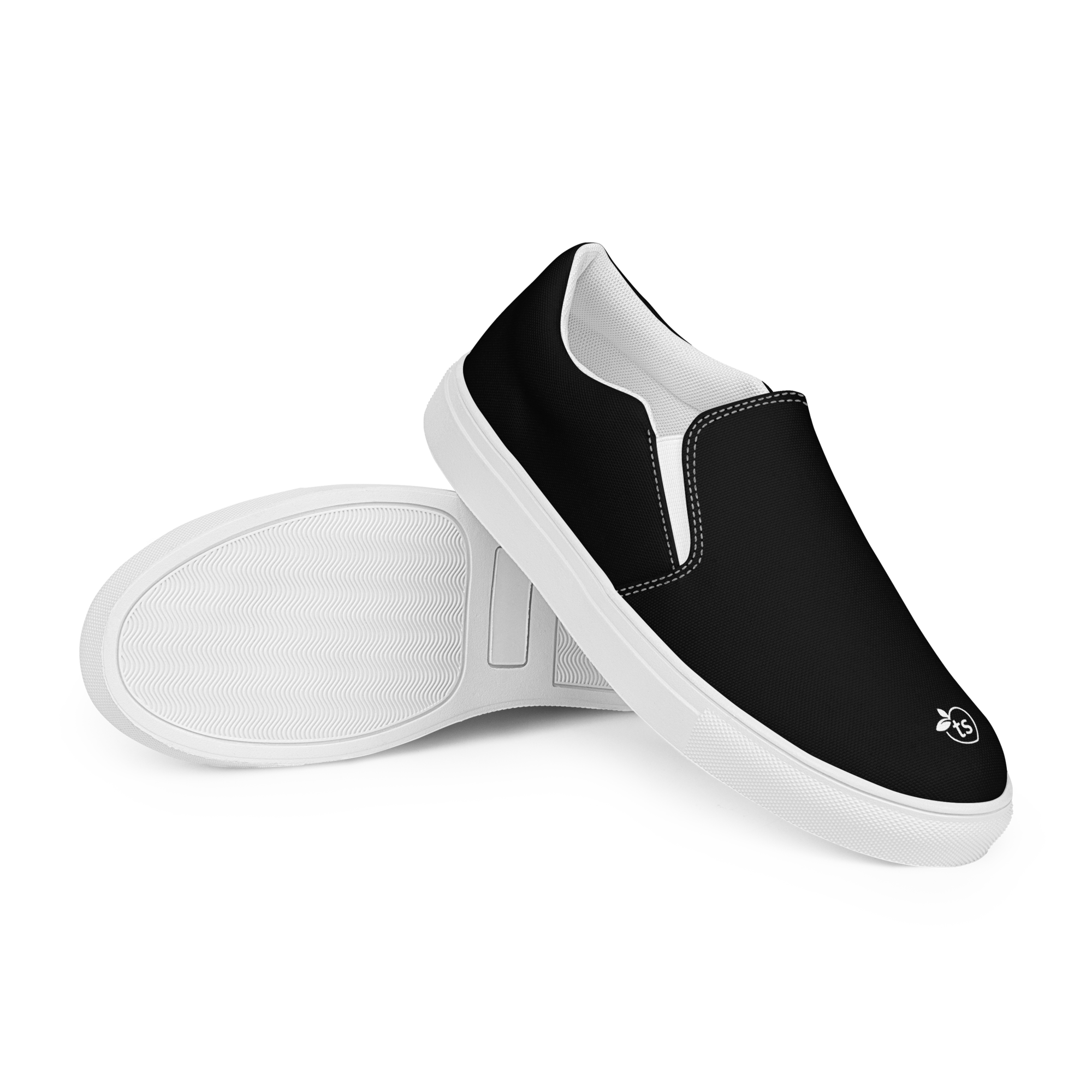tsgabrielle® • Para Él • Zapatos tipo Slip-On de Lona • Negro - View 9