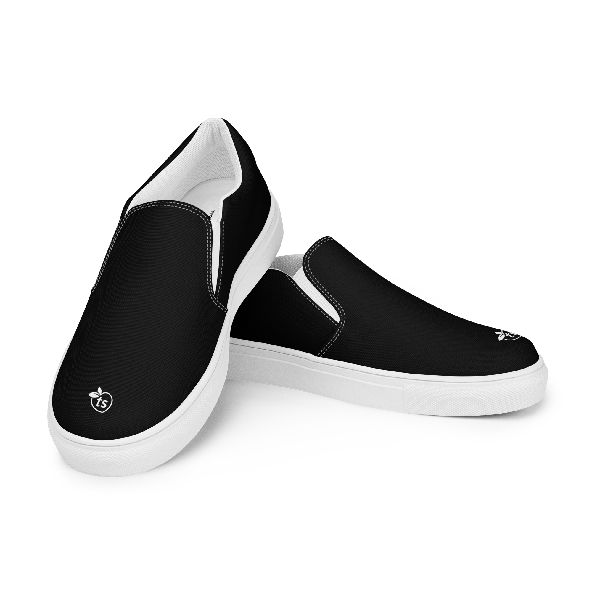 tsgabrielle® • Para Él • Zapatos tipo Slip-On de Lona • Negro - View 10