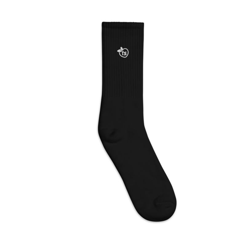 tsgabrielle® • Para Él • Calcetines Bordados • Negro