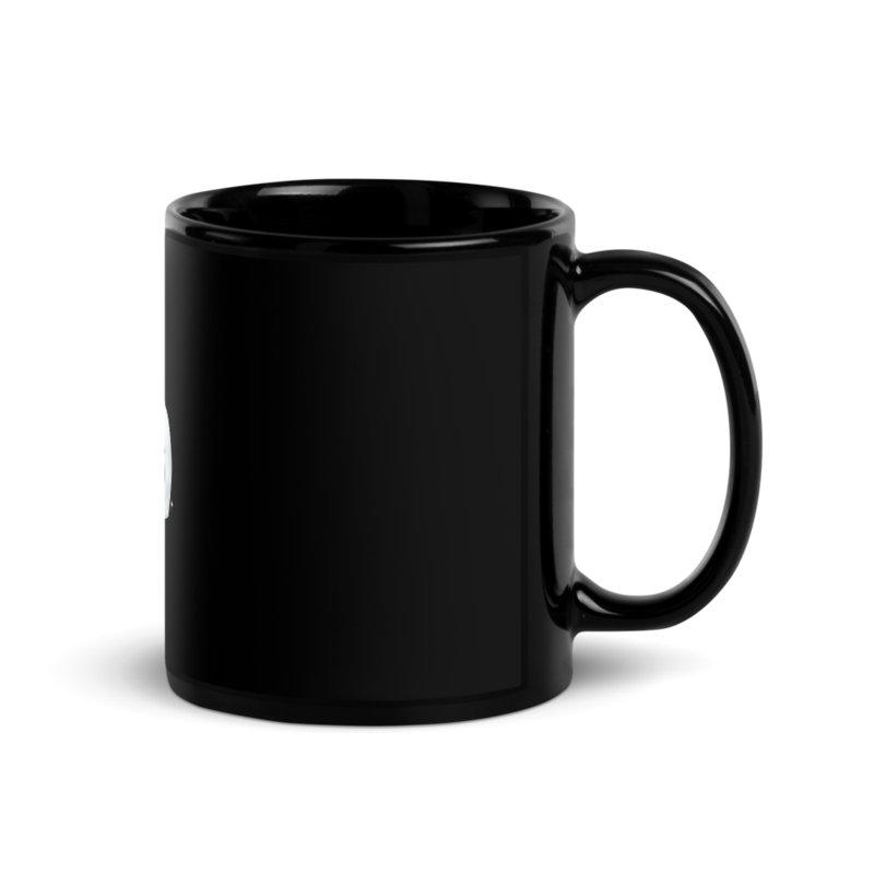tsgabrielle® • Taza Brillante • Negro • Cerámica • 2 Tamaños