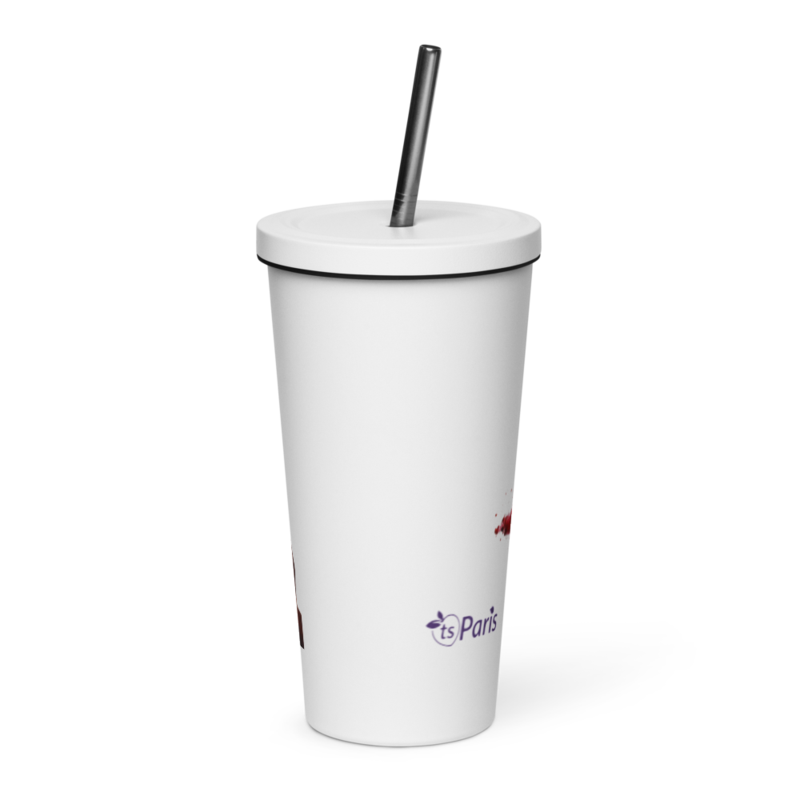 tsgabrielle® • Paris - Napoleon Bonaparte • vaso termico • Stainless Steel • blanco • 20 oz