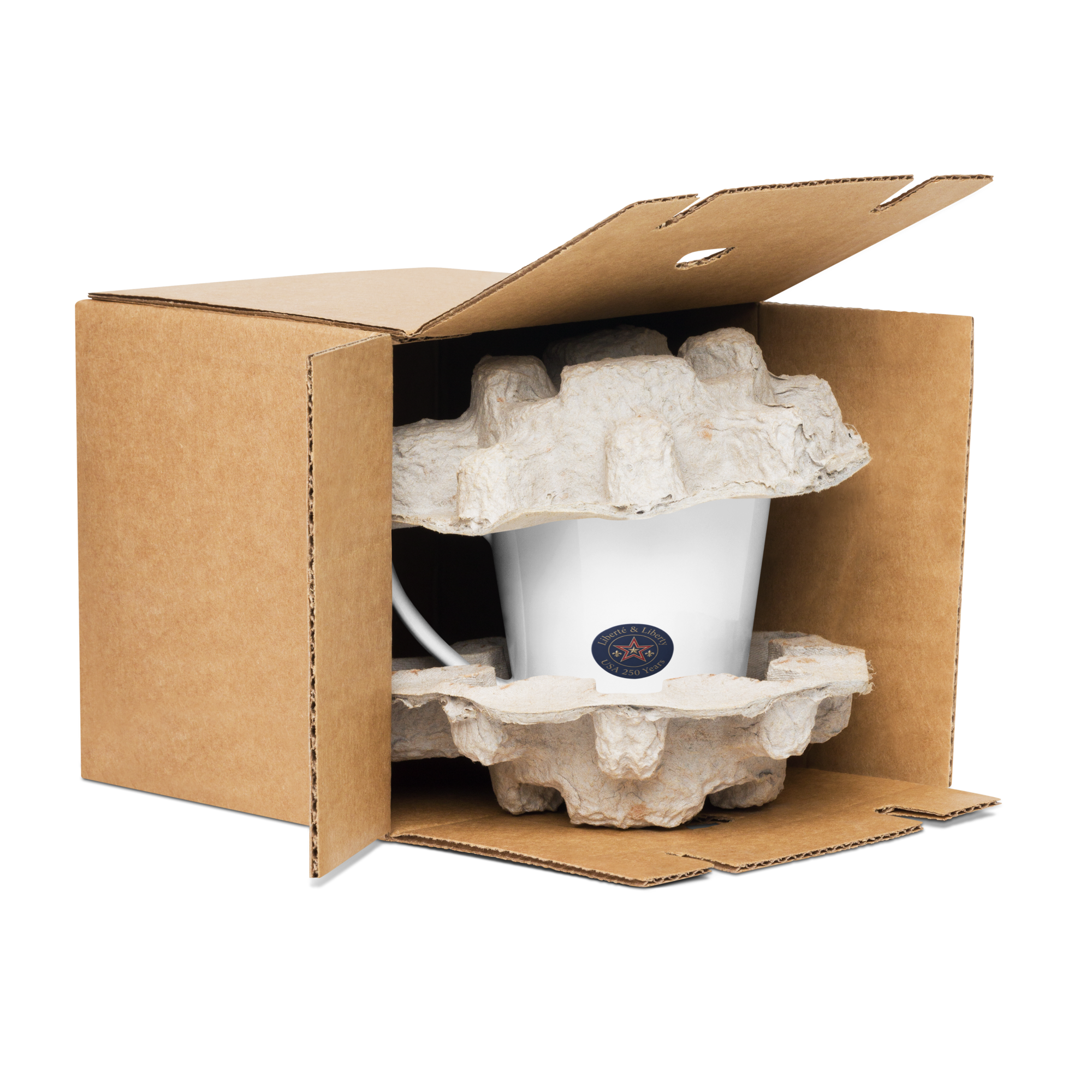 tsgabrielle® • Liberty • Taza Latte • Blanco • 12 oz - View 6