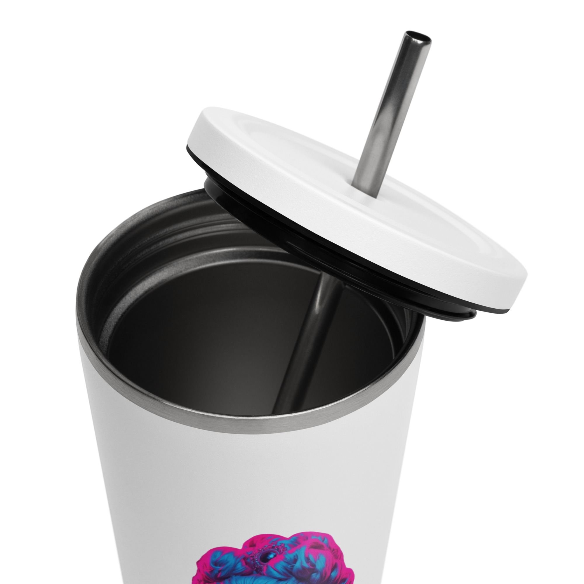 tsgabrielle® • París - María Antonieta • Vaso térmico • Acero inoxidable • Blanco • 20 oz - View 8
