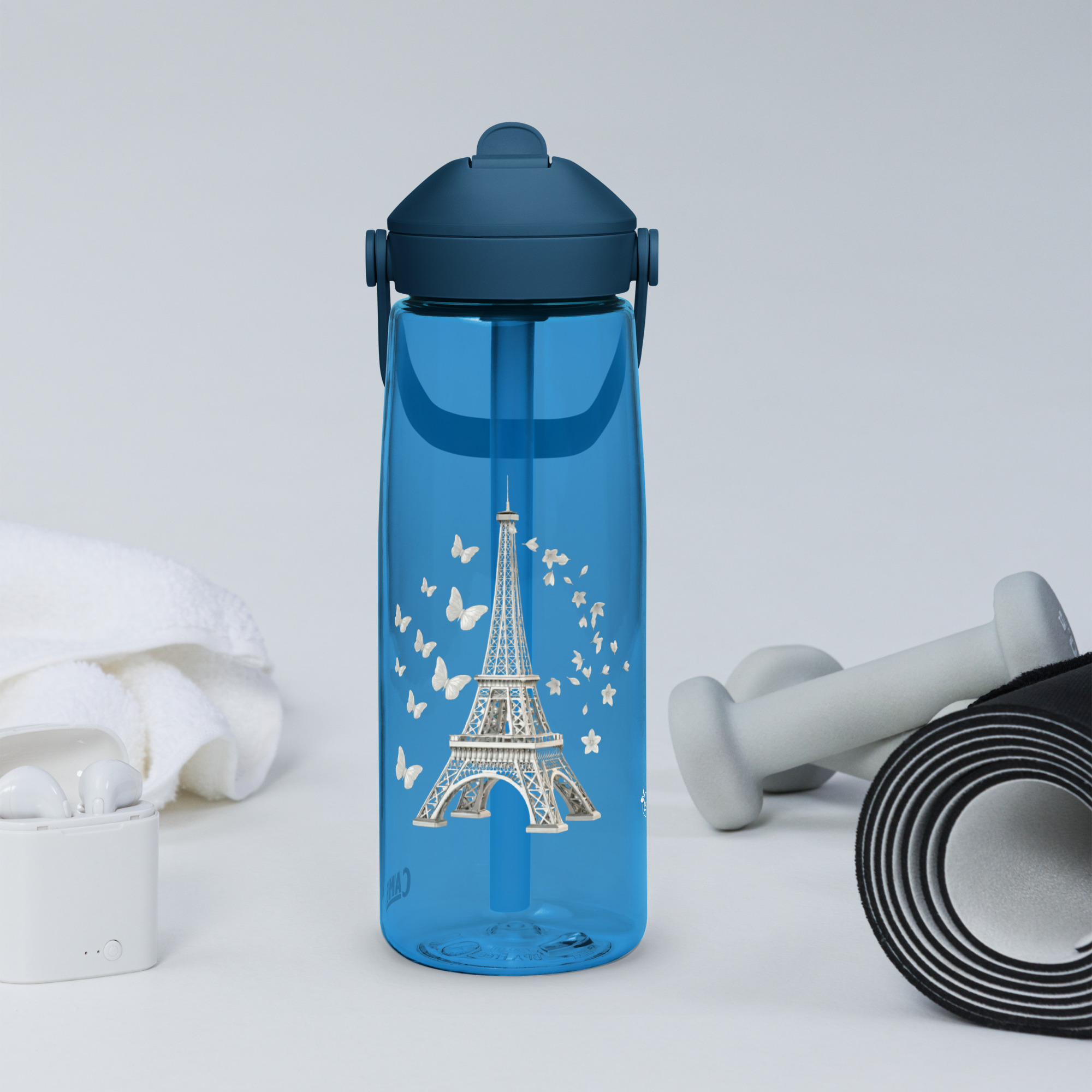 CamelBak® Eddy® by tsgabrielle® • Paris - La Tour Eiffel • Botella deportiva • Flip Straw • 3 colores • 25 oz - View 1