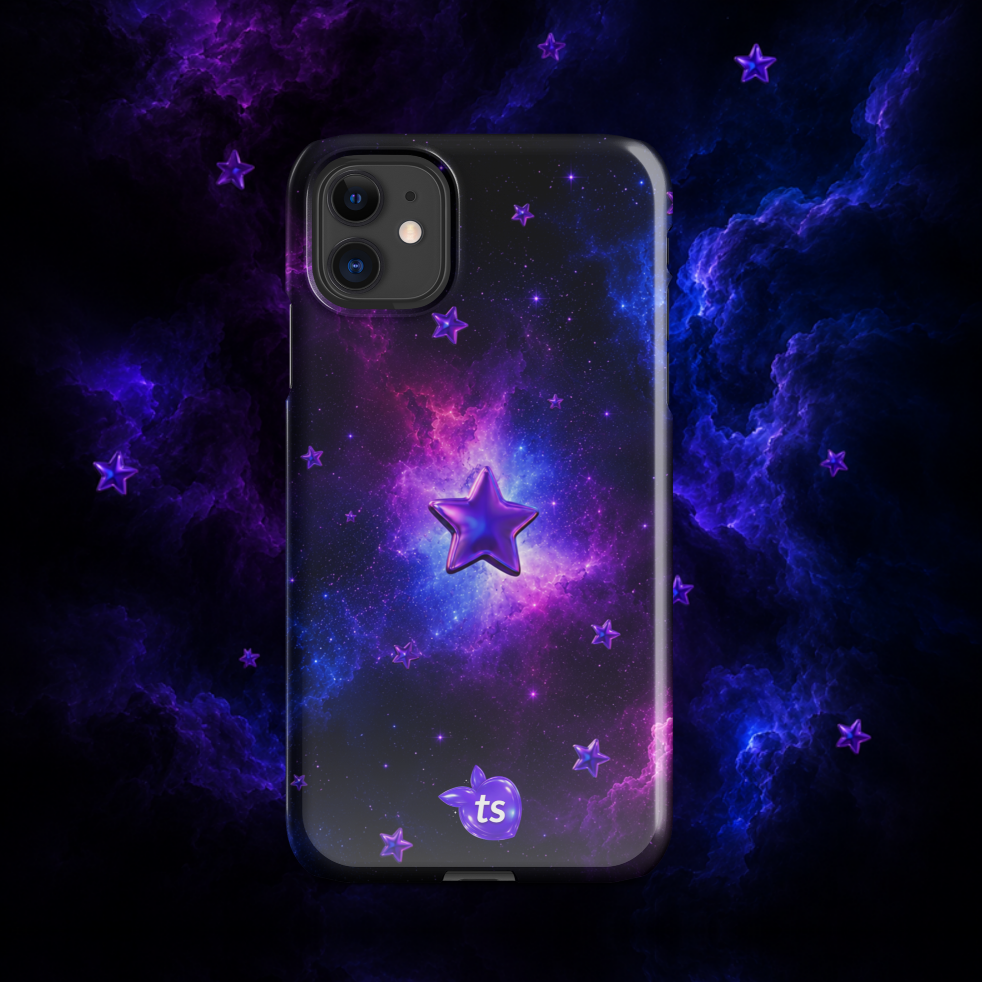 tsgabrielle® • Édition Spatiale • funda snap compatible con iPhone® • modelos recientes