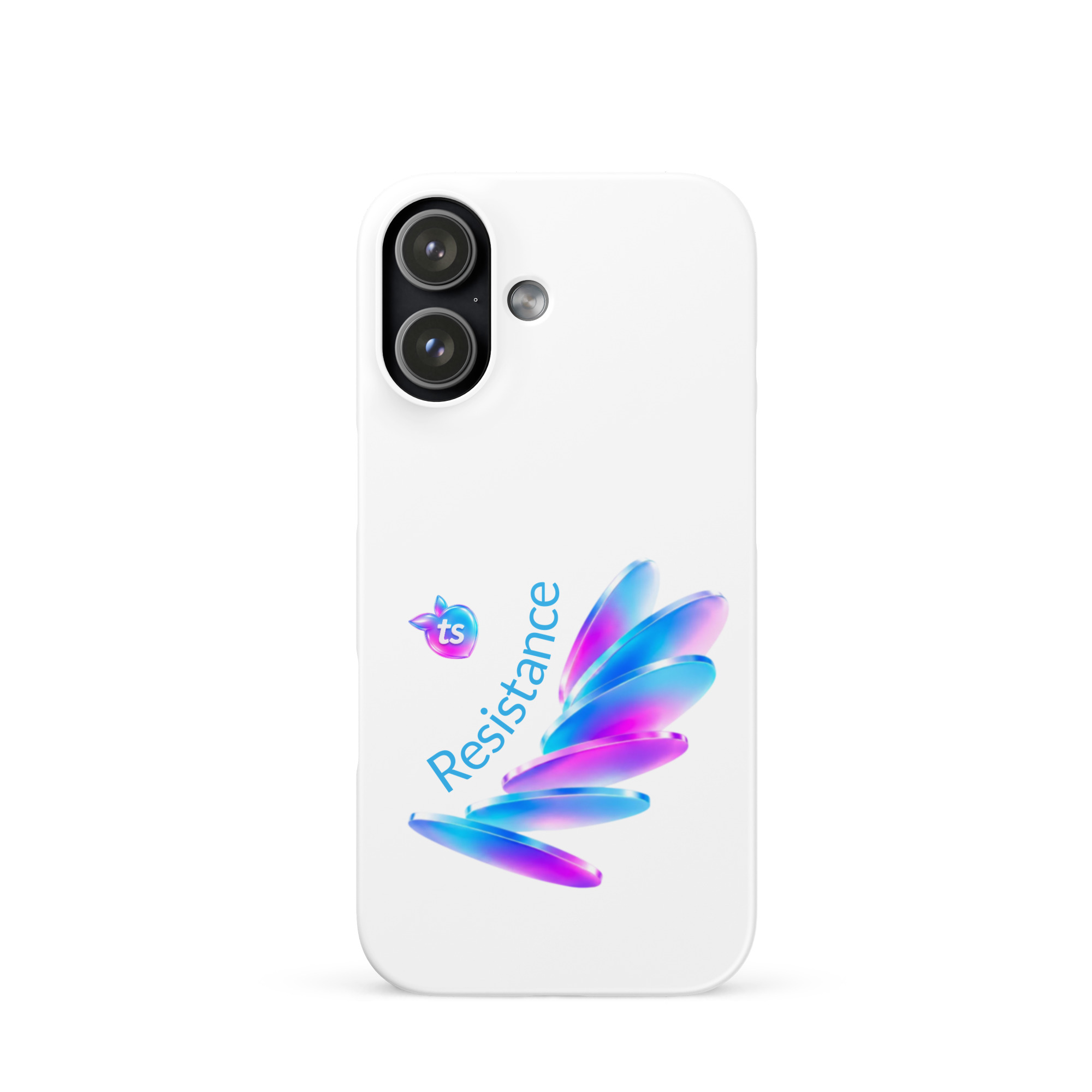 tsgabrielle® • Pride 26 - Resistance • Snap Case Compatible with iPhone® • White • Glossy • Latest Models