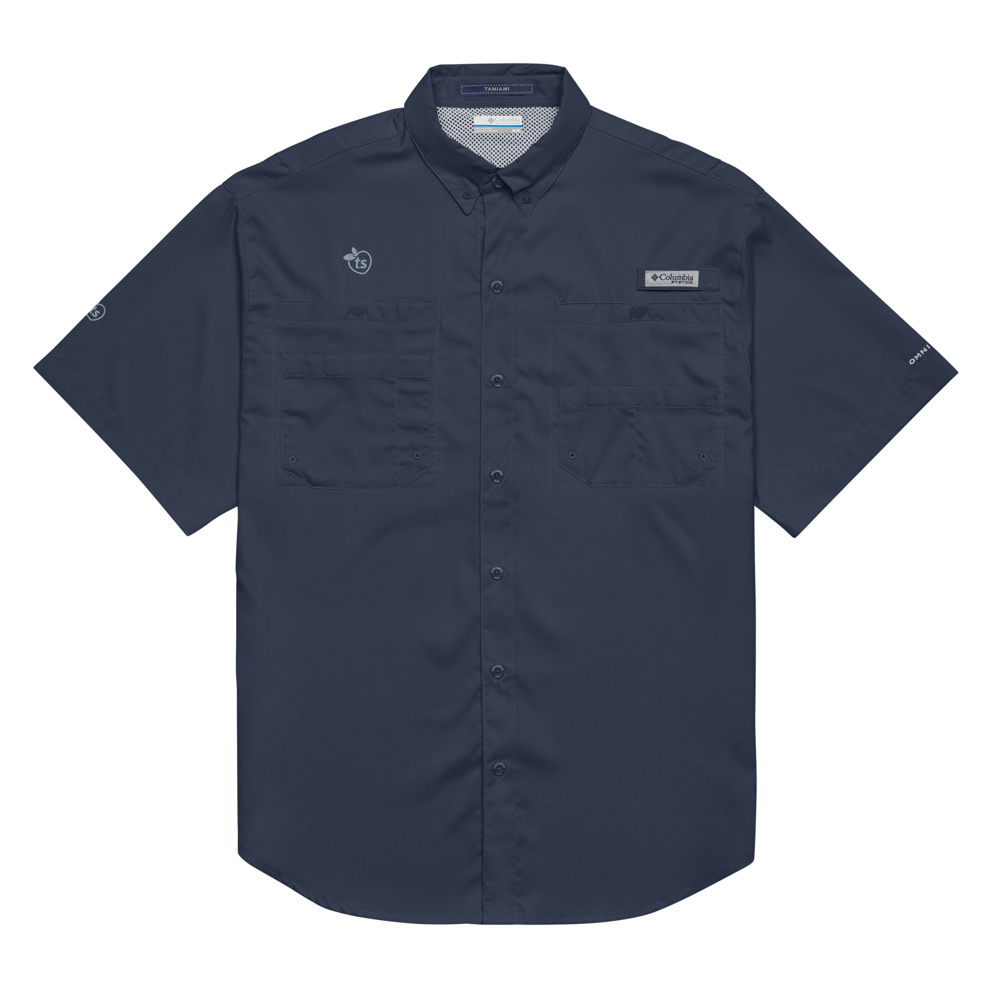 Columbia® by tsgabrielle® • Men's • Short Sleeve Button Shirt • Dark Colors