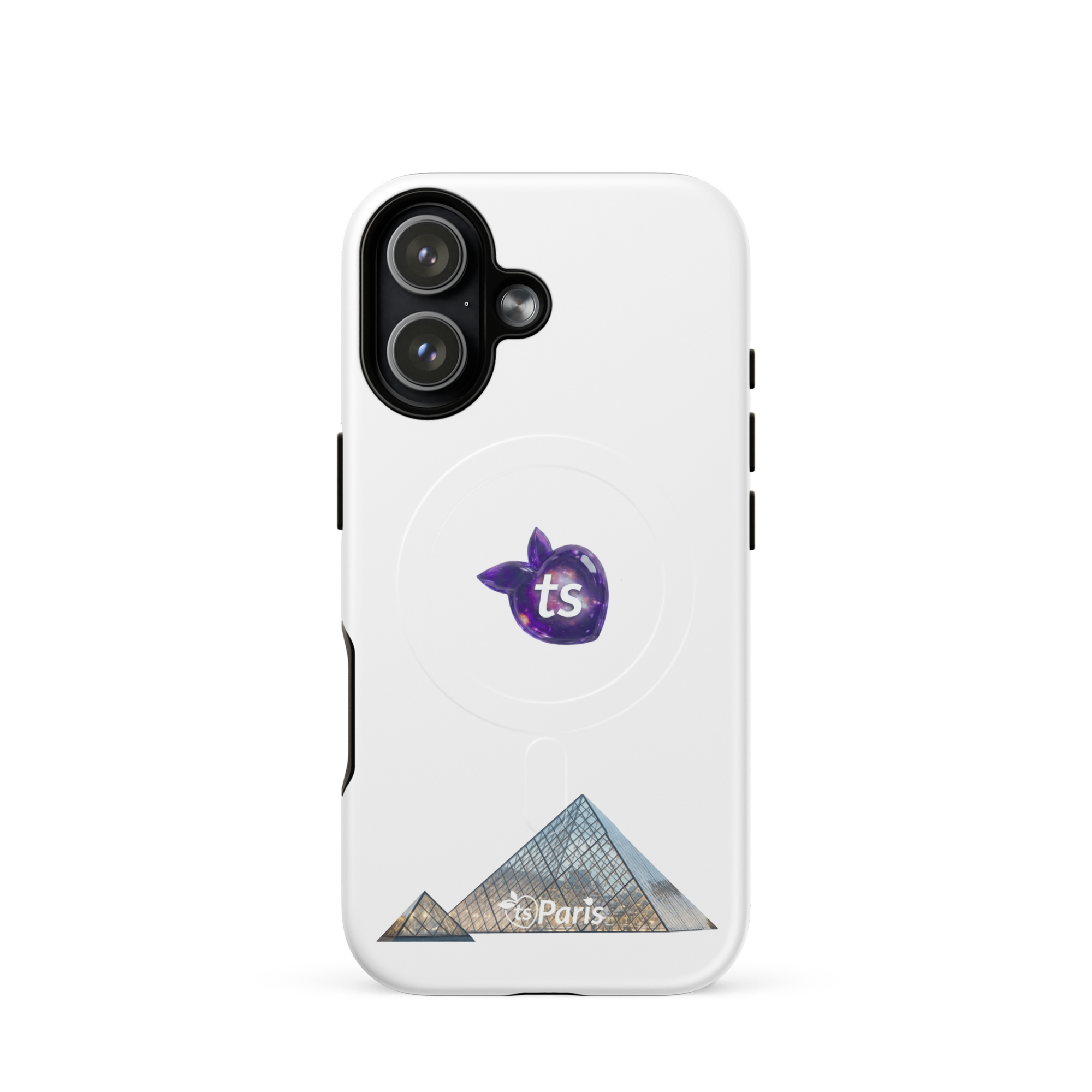 tsgabrielle® • Paris - The Louvre Pyramid • Carcasa resistente • MagSafe® • Compatible with iPhone® • Modelos recientes