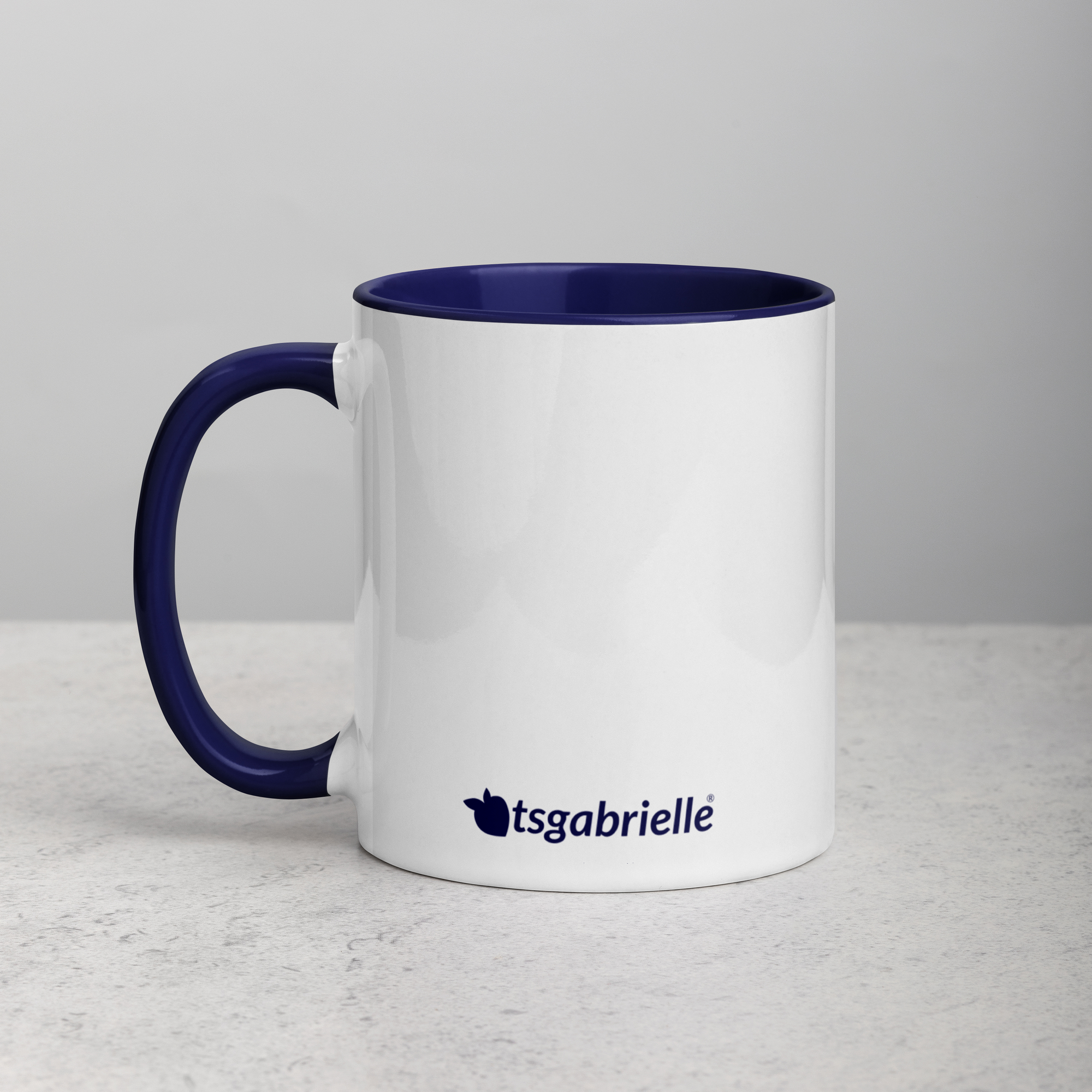 tsgabrielle® • taza with Color Dark azul Inside • ceramica • 11 oz - View 4