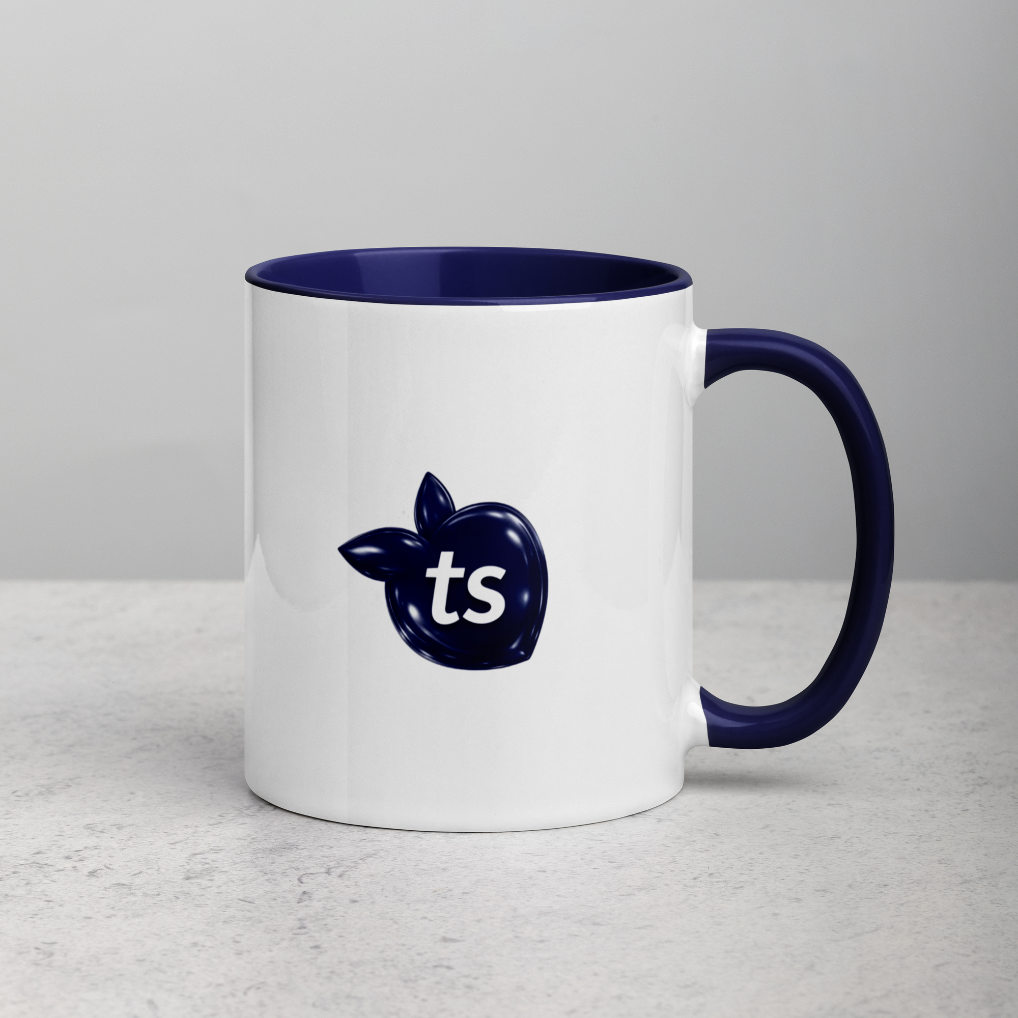 tsgabrielle® • taza with Color Dark azul Inside • ceramica • 11 oz - View 3