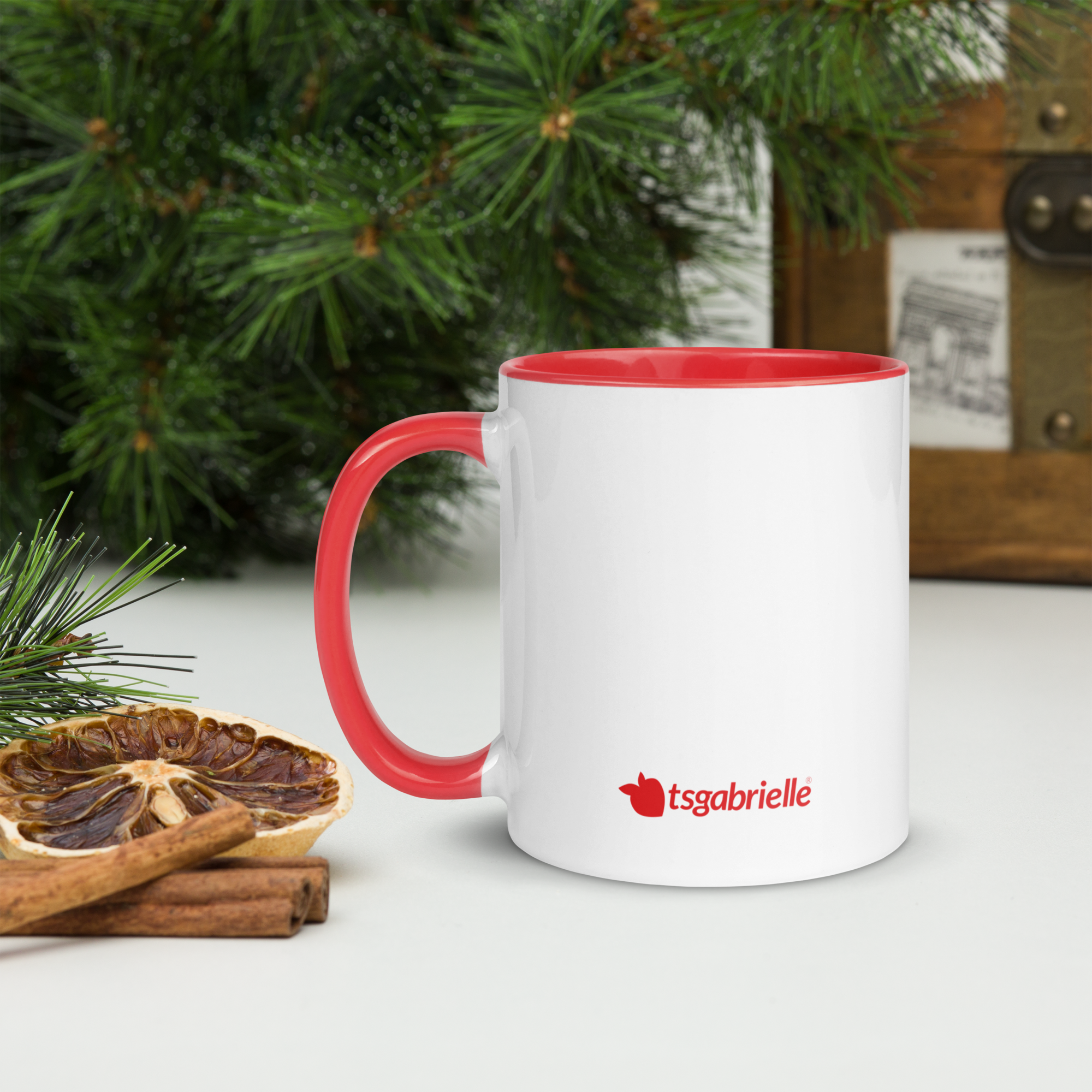 tsgabrielle® • taza with Color rojo Inside • ceramica • 2 Sizes - View 12