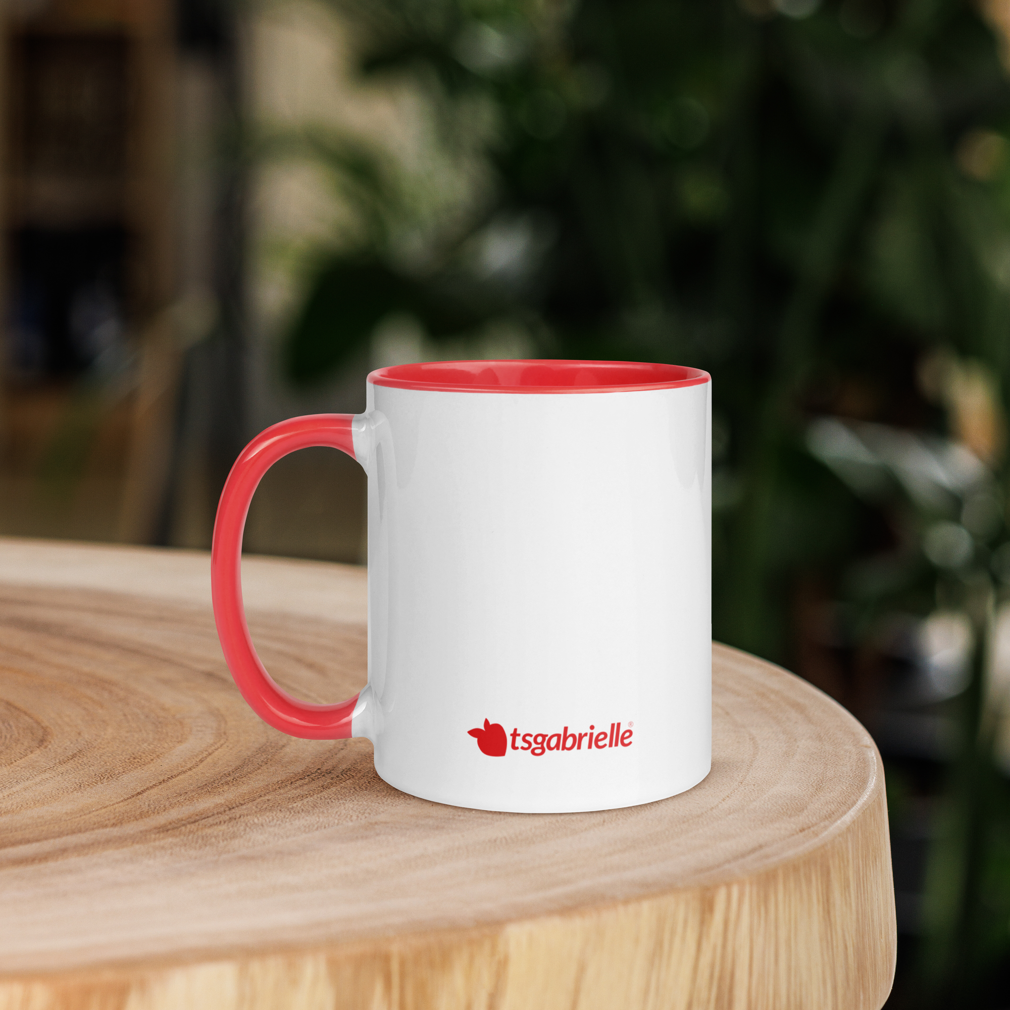 tsgabrielle® • taza with Color rojo Inside • ceramica • 2 Sizes - View 14