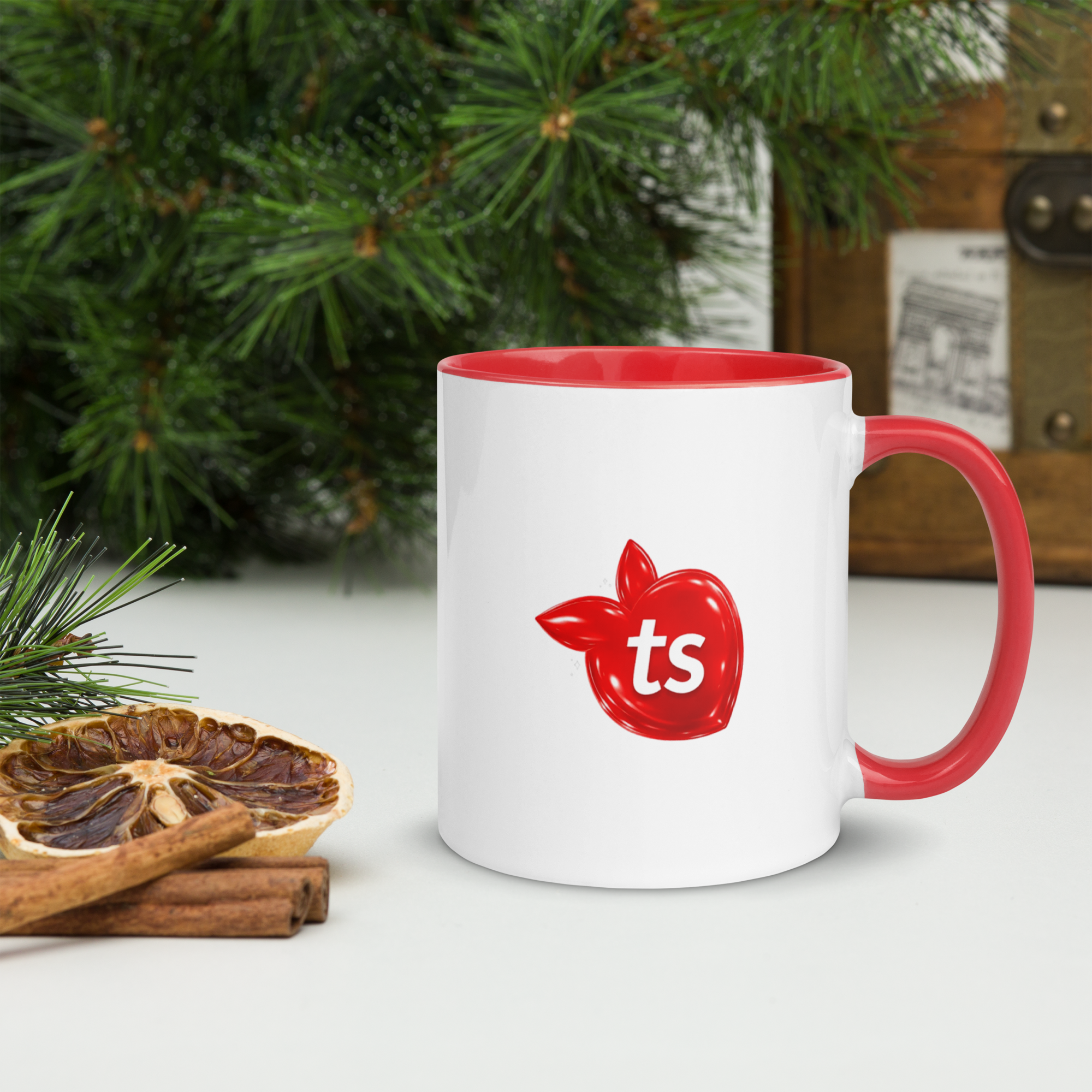 tsgabrielle® • taza with Color rojo Inside • ceramica • 2 Sizes - View 11