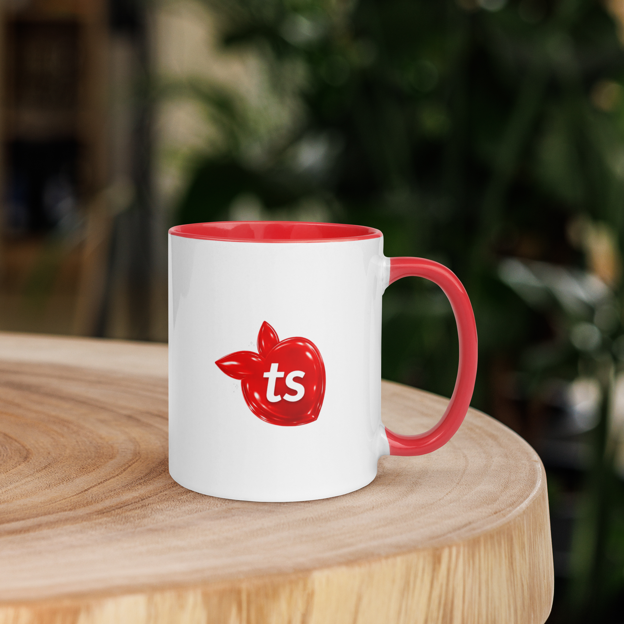 tsgabrielle® • taza with Color rojo Inside • ceramica • 2 Sizes - View 13