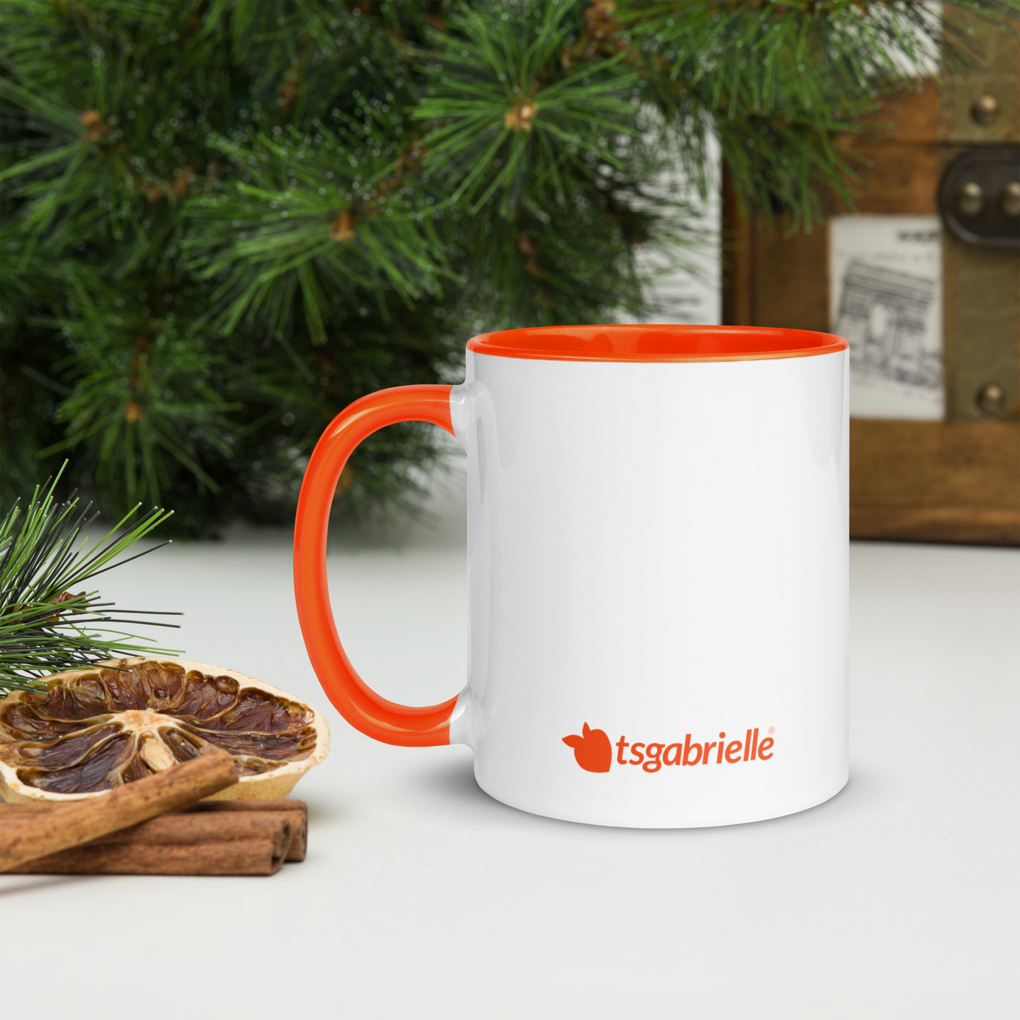 tsgabrielle® • Taza con Interior Naranja • Cerámica • 11 oz - View 5