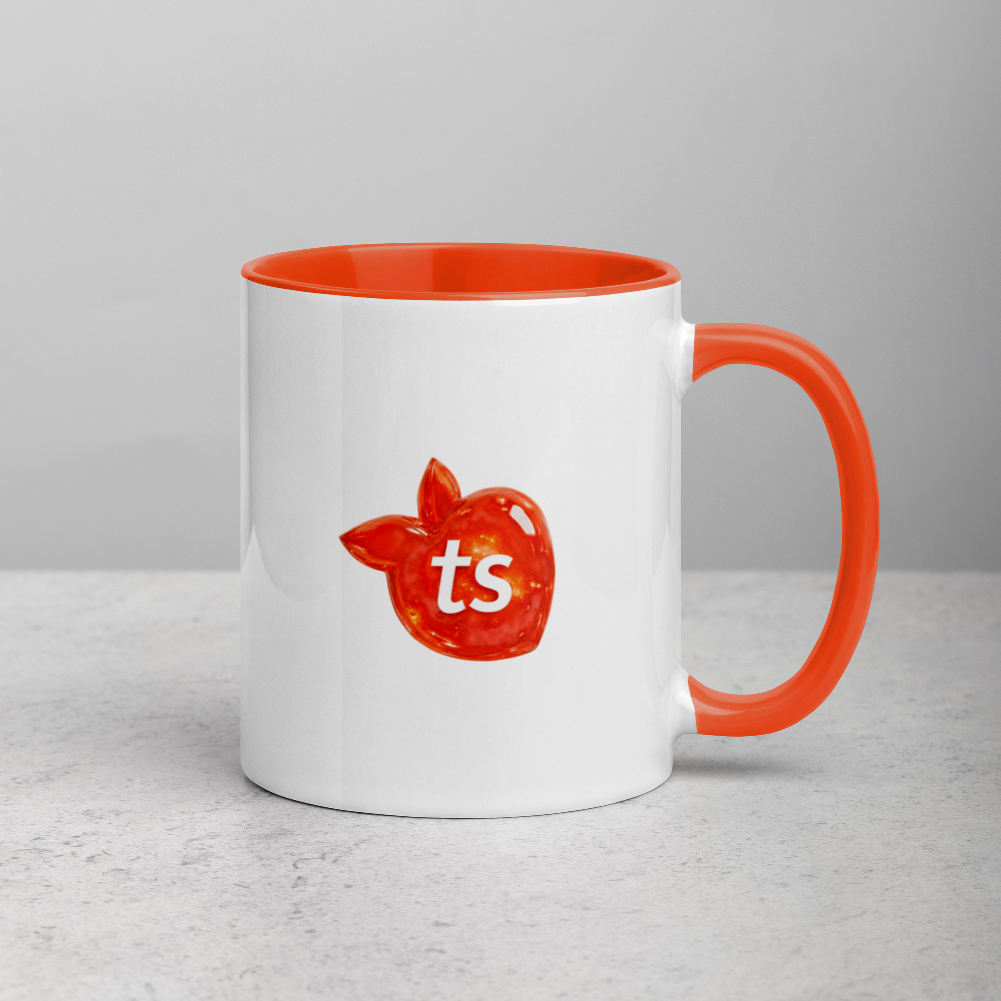tsgabrielle® • Taza con Interior Naranja • Cerámica • 11 oz - View 9