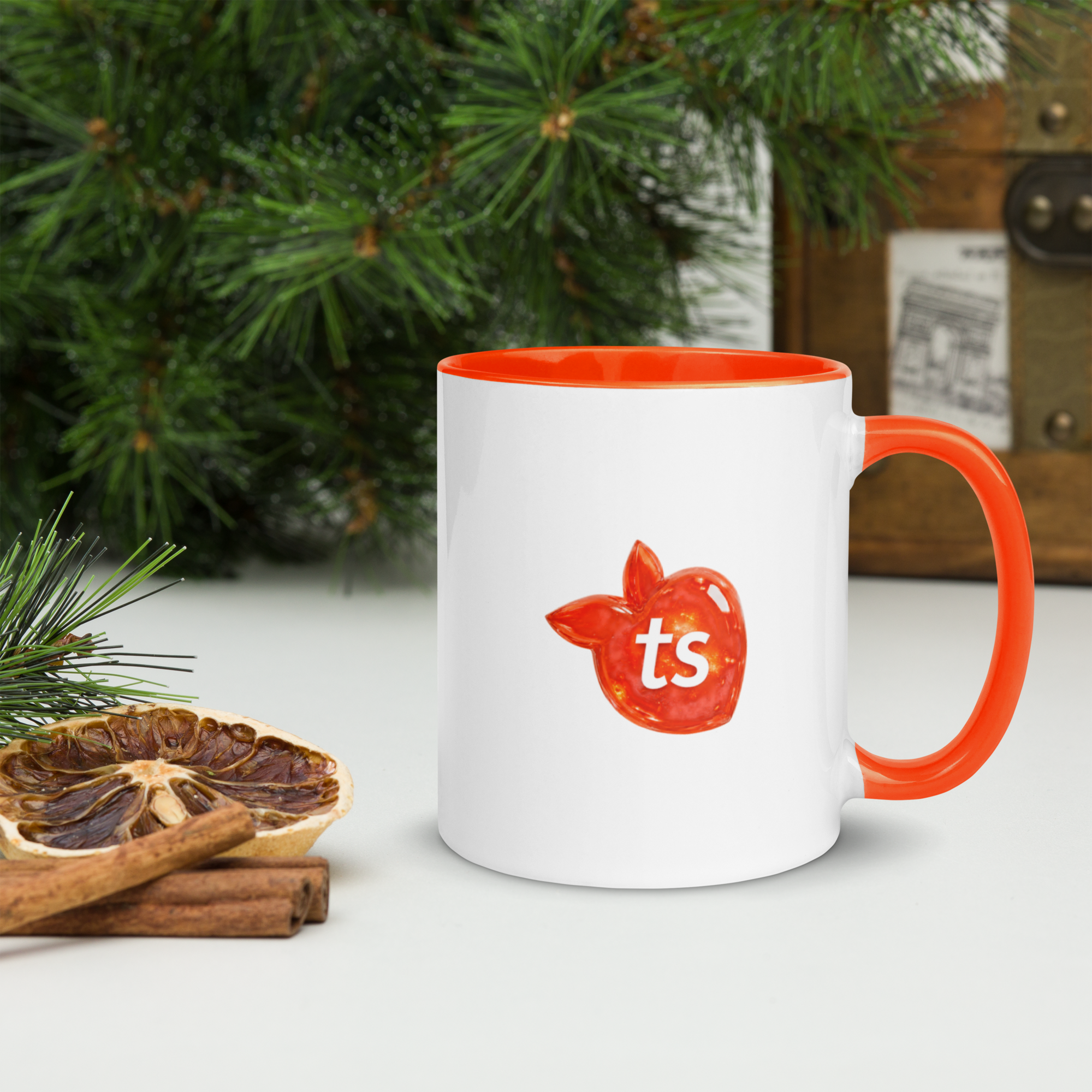 tsgabrielle® • Taza con Interior Naranja • Cerámica • 11 oz - View 10