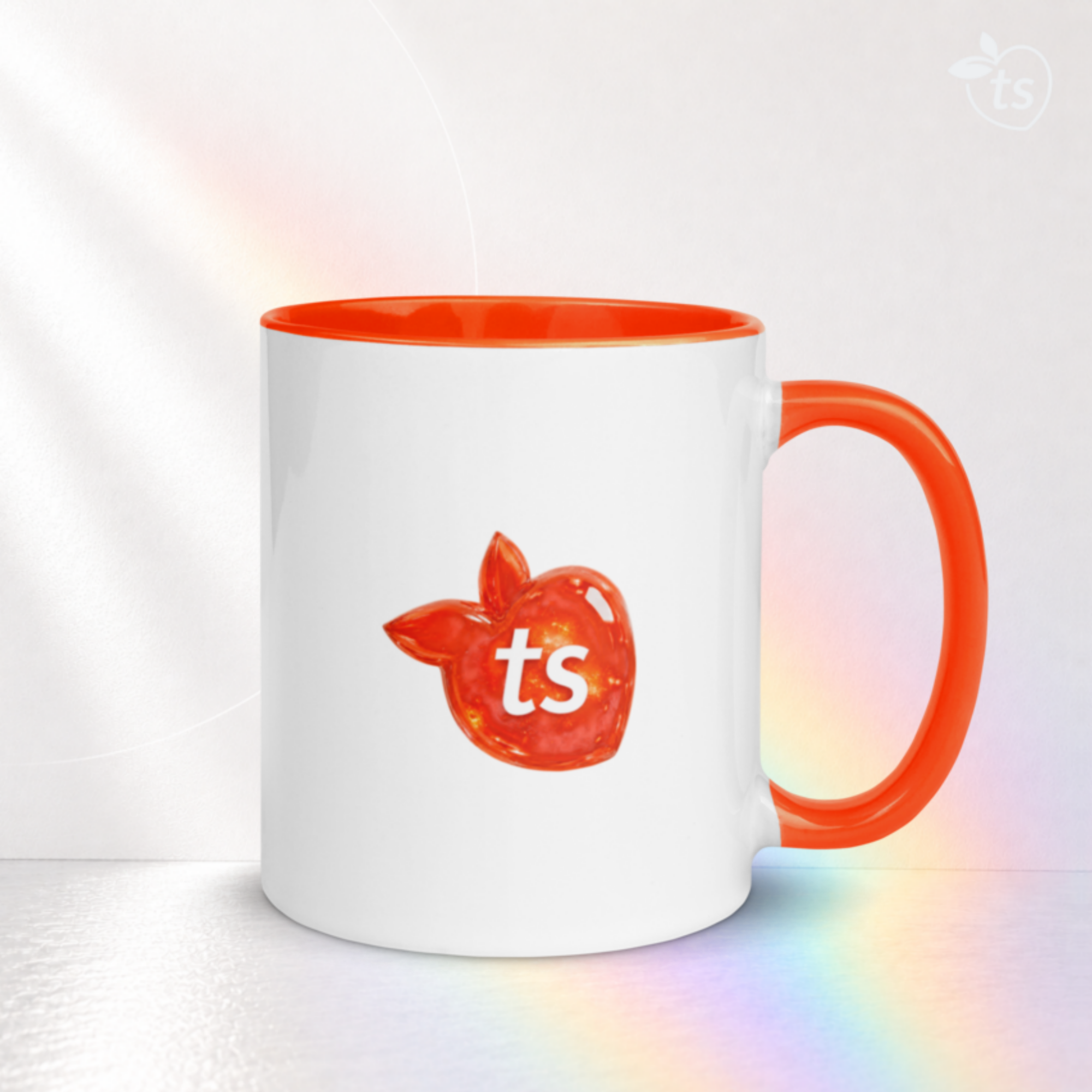 tsgabrielle® • Taza con Interior Naranja • Cerámica • 11 oz - View 13