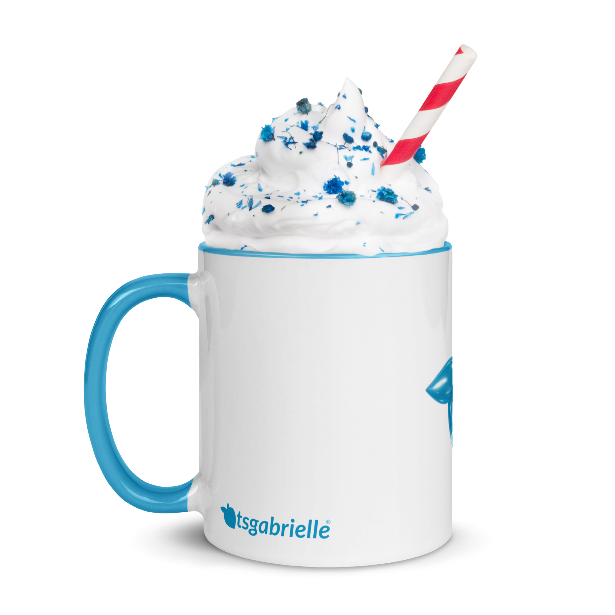 tsgabrielle® • Taza con interior color azul claro • Cerámica • 2 tamaños - View 8
