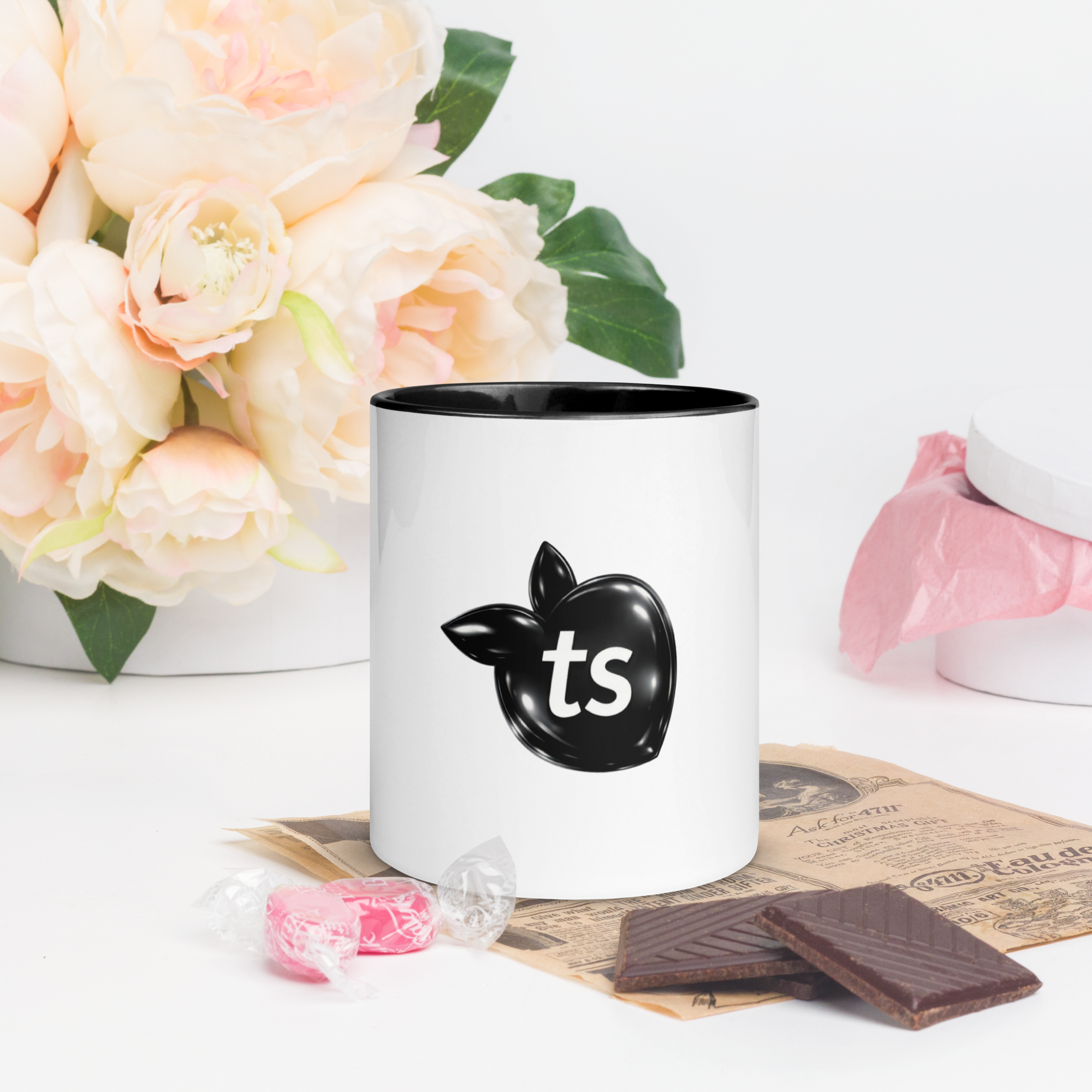 tsgabrielle® • Taza con Interior Color Negro • Cerámica • 2 Tamaños - View 6