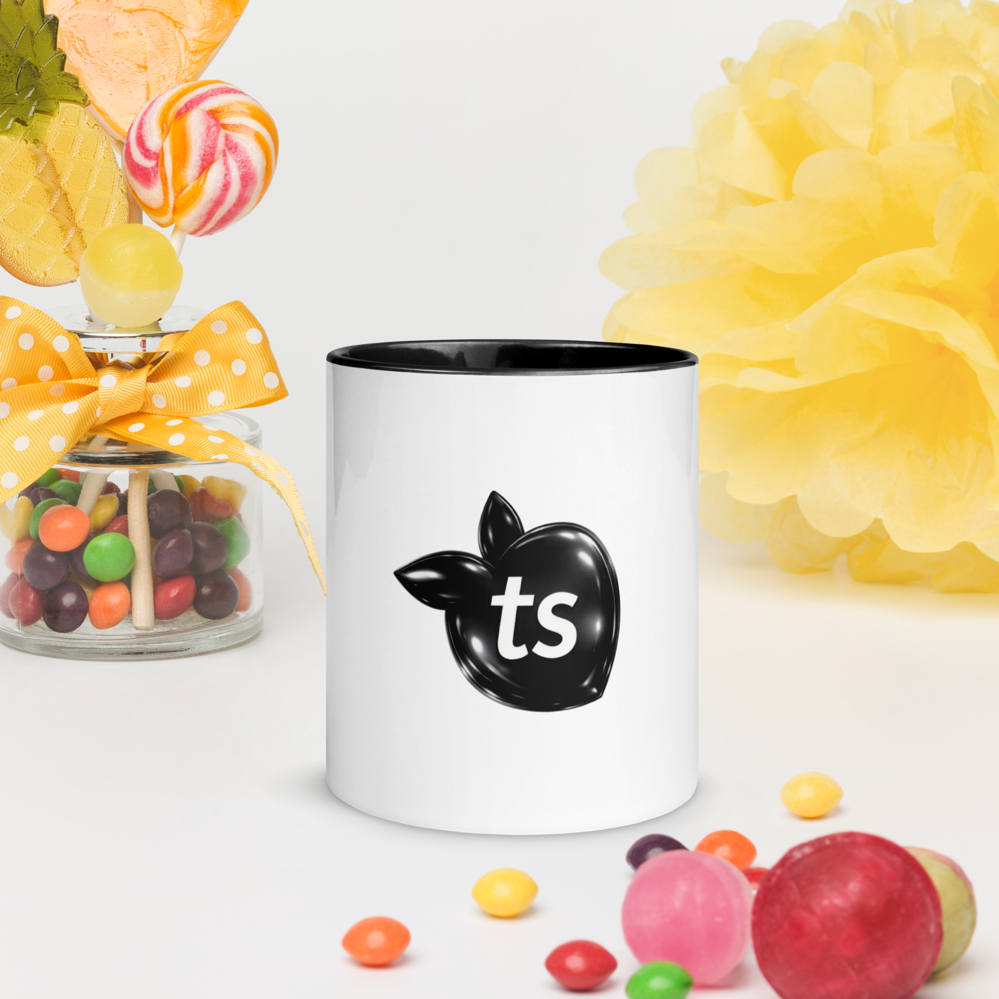 tsgabrielle® • Taza con Interior Color Negro • Cerámica • 2 Tamaños - View 8