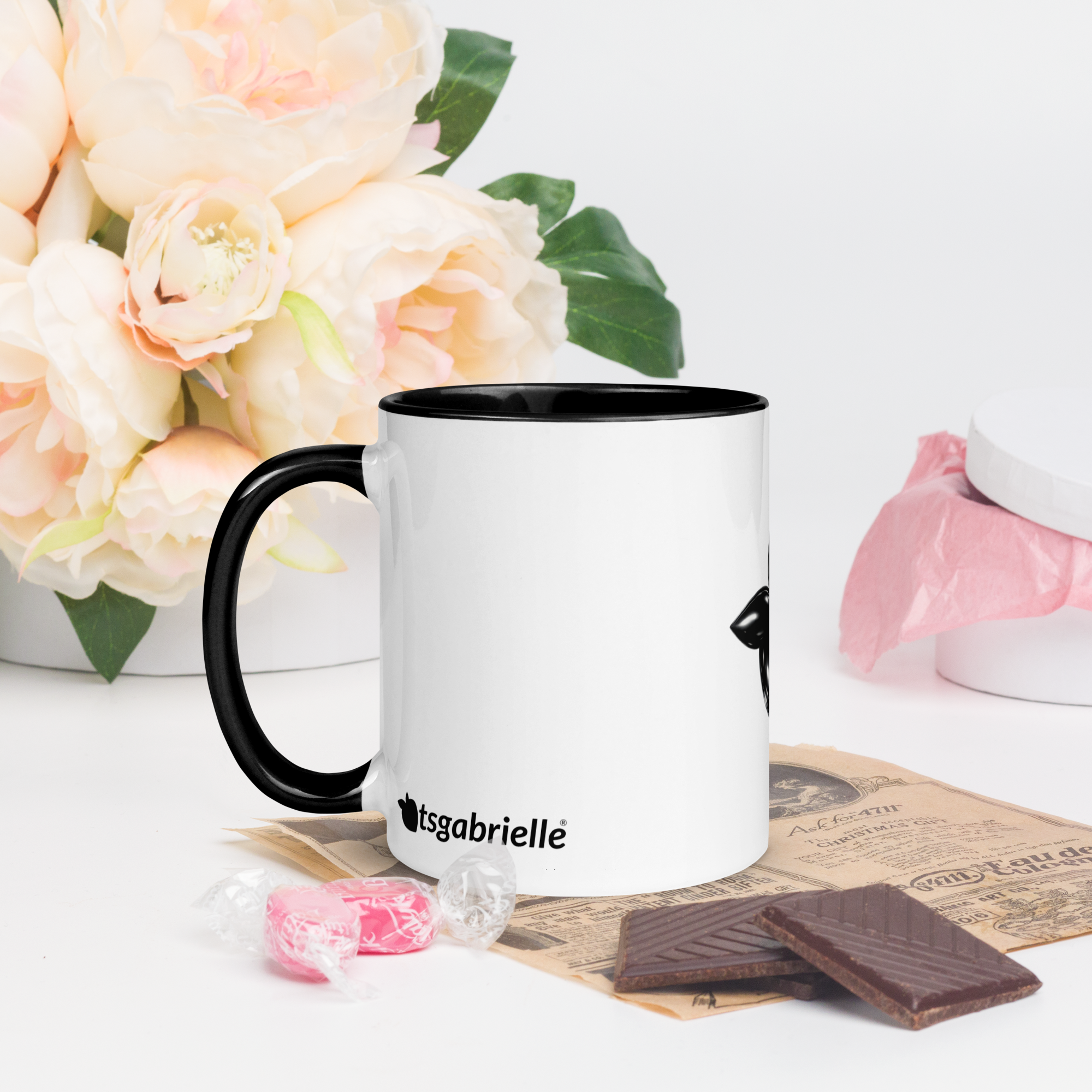 tsgabrielle® • Taza con Interior Color Negro • Cerámica • 2 Tamaños - View 14