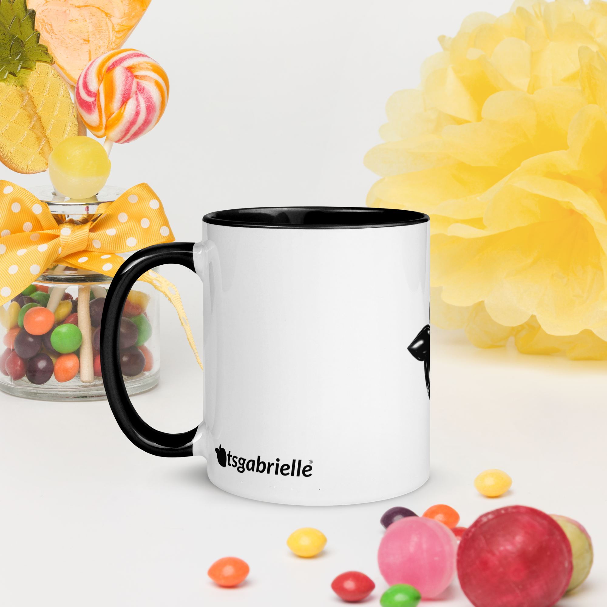 tsgabrielle® • Taza con Interior Color Negro • Cerámica • 2 Tamaños - View 15