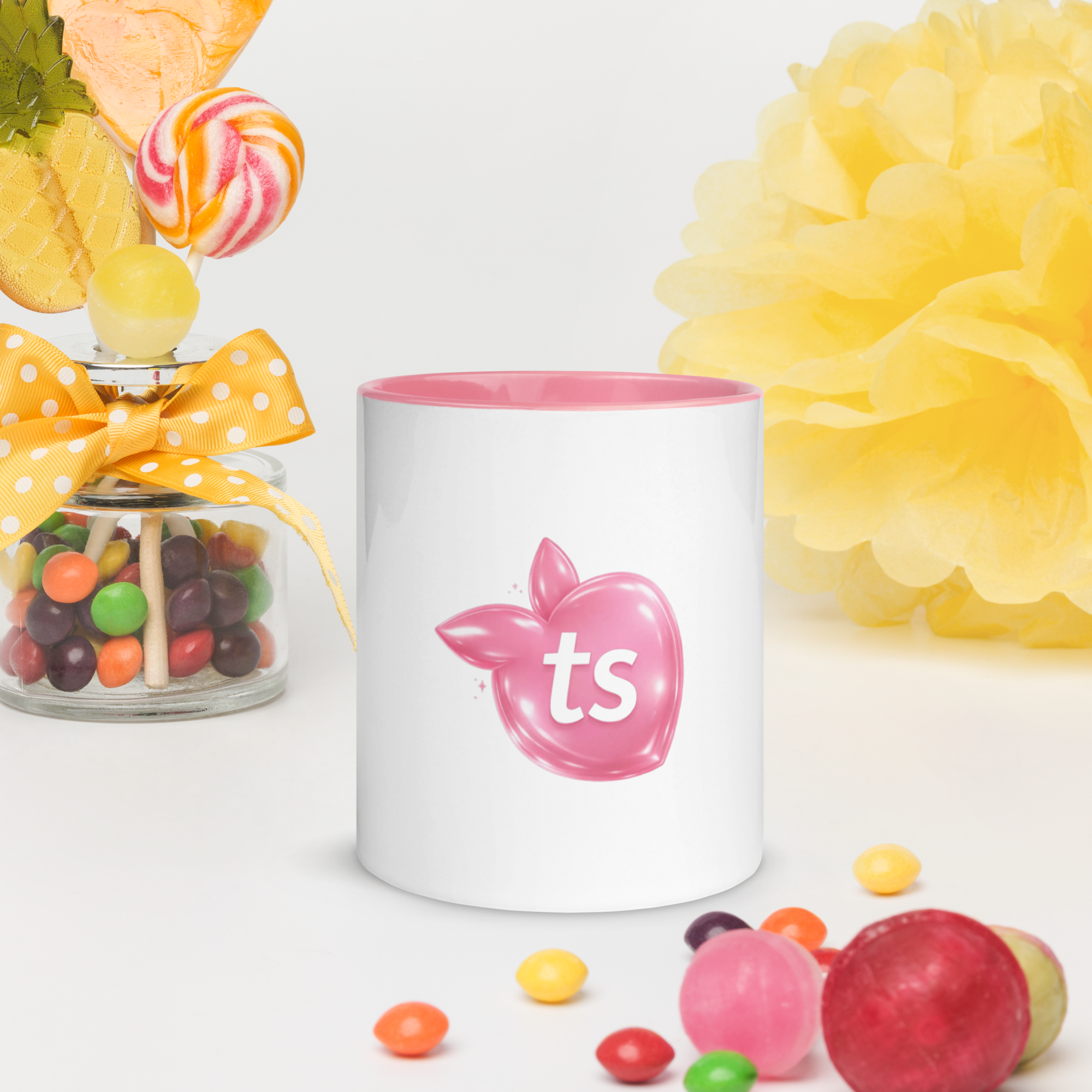 tsgabrielle® • Taza con Interior Rosa • Cerámica • 11 oz - View 7