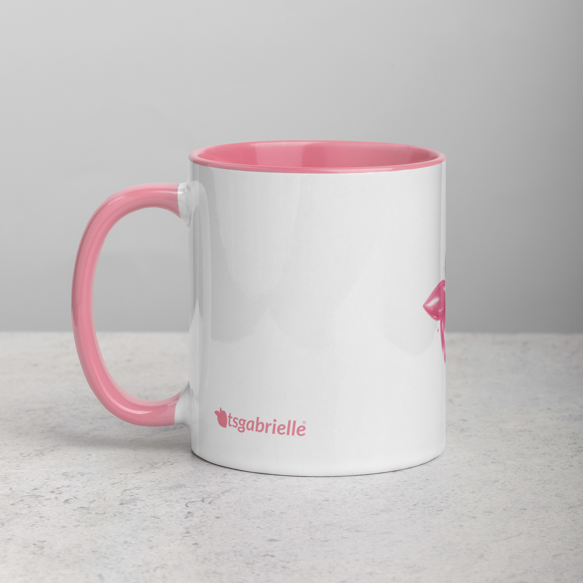 tsgabrielle® • Taza con Interior Rosa • Cerámica • 11 oz - View 6