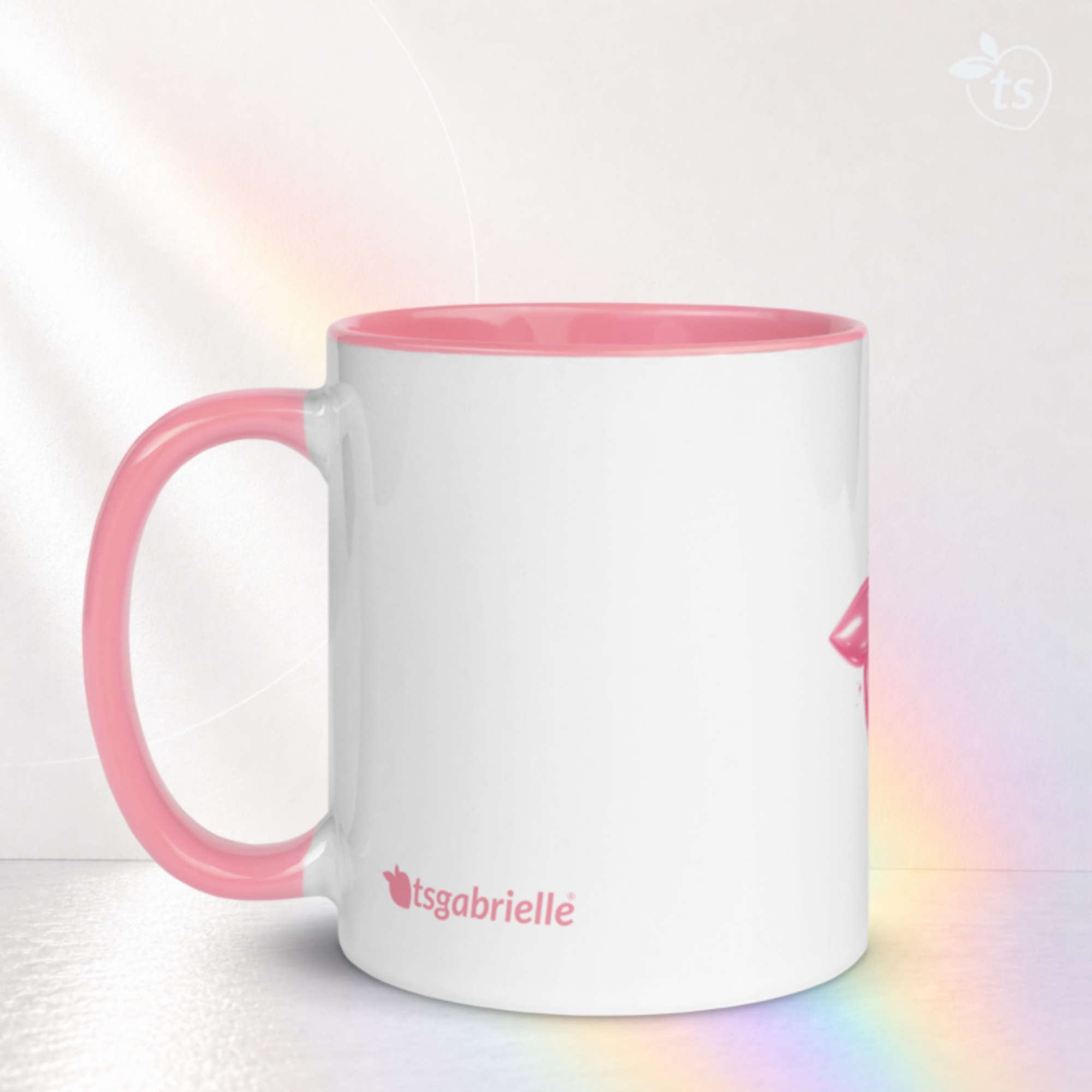 tsgabrielle® • Taza con Interior Rosa • Cerámica • 11 oz - View 11