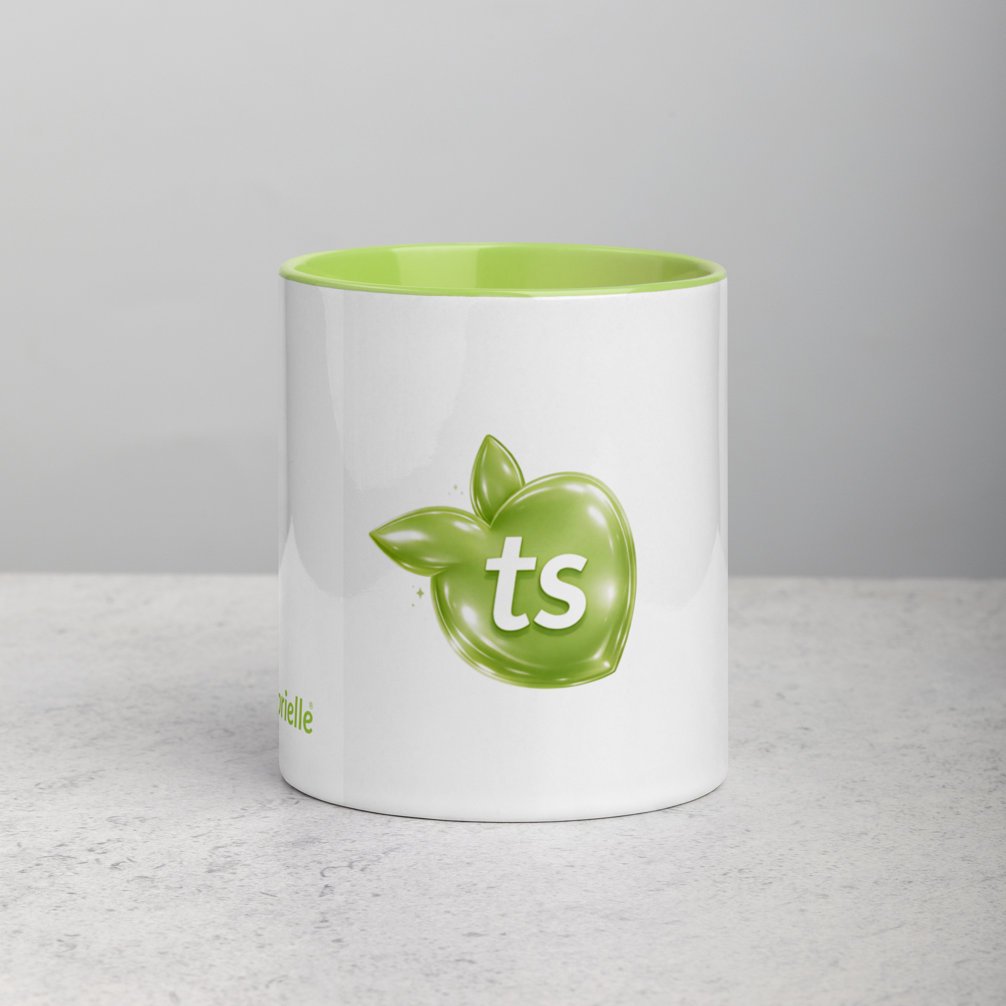 tsgabrielle® • Mug with Color Lime Inside • Ceramic • 11 oz - View 3
