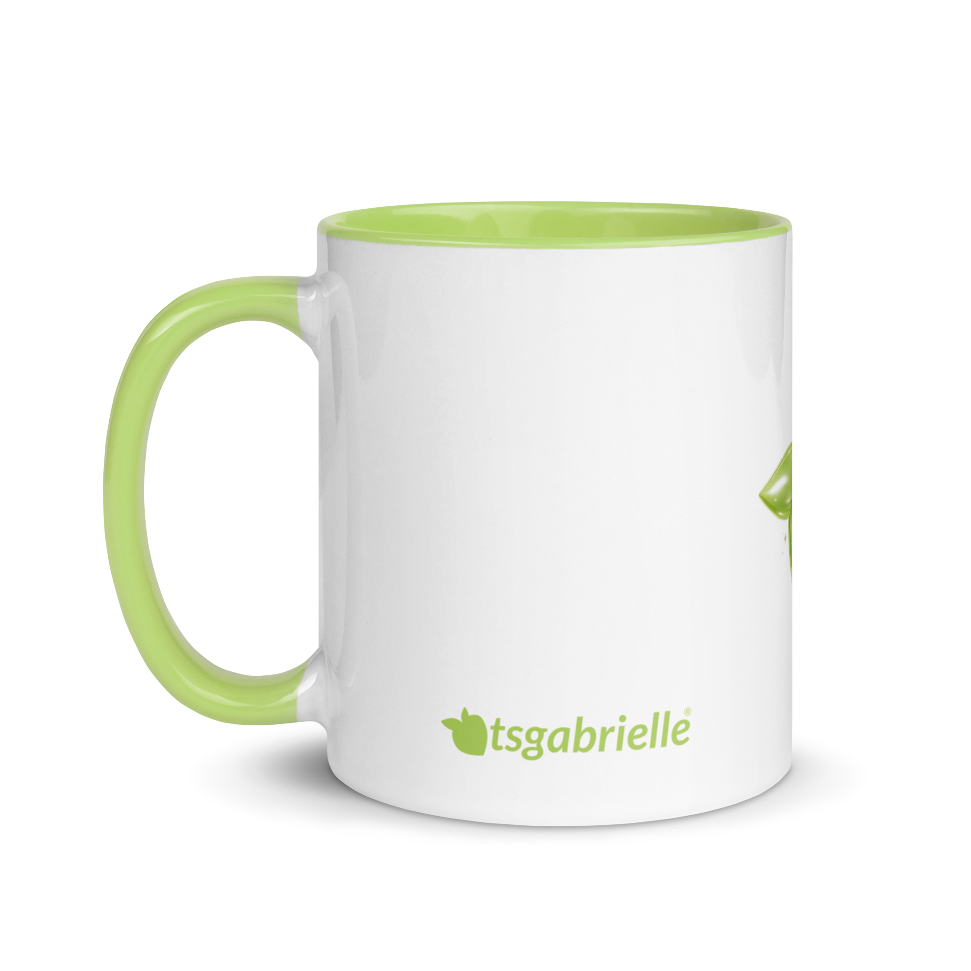 tsgabrielle® • Mug with Color Lime Inside • Ceramic • 11 oz - View 2