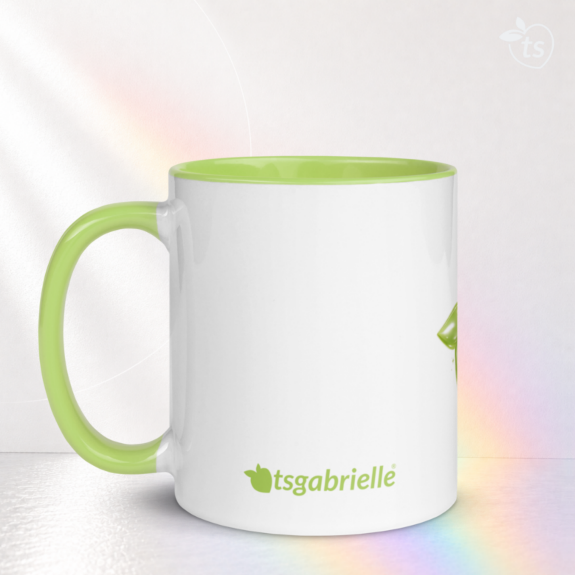 tsgabrielle® • Mug with Color Lime Inside • Ceramic • 11 oz - View 17